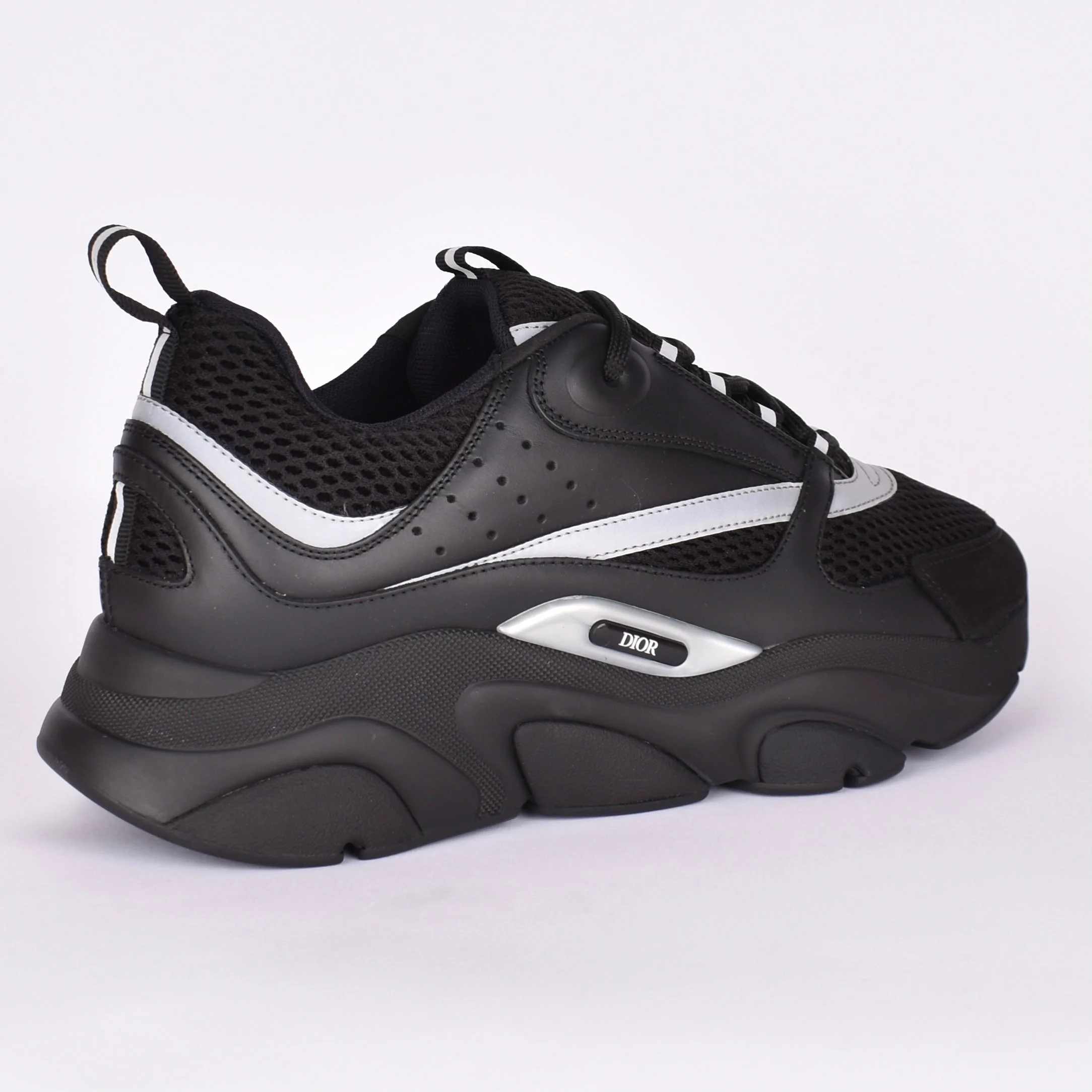 Dior Black B22 Low-Top Sneakers - Image 3