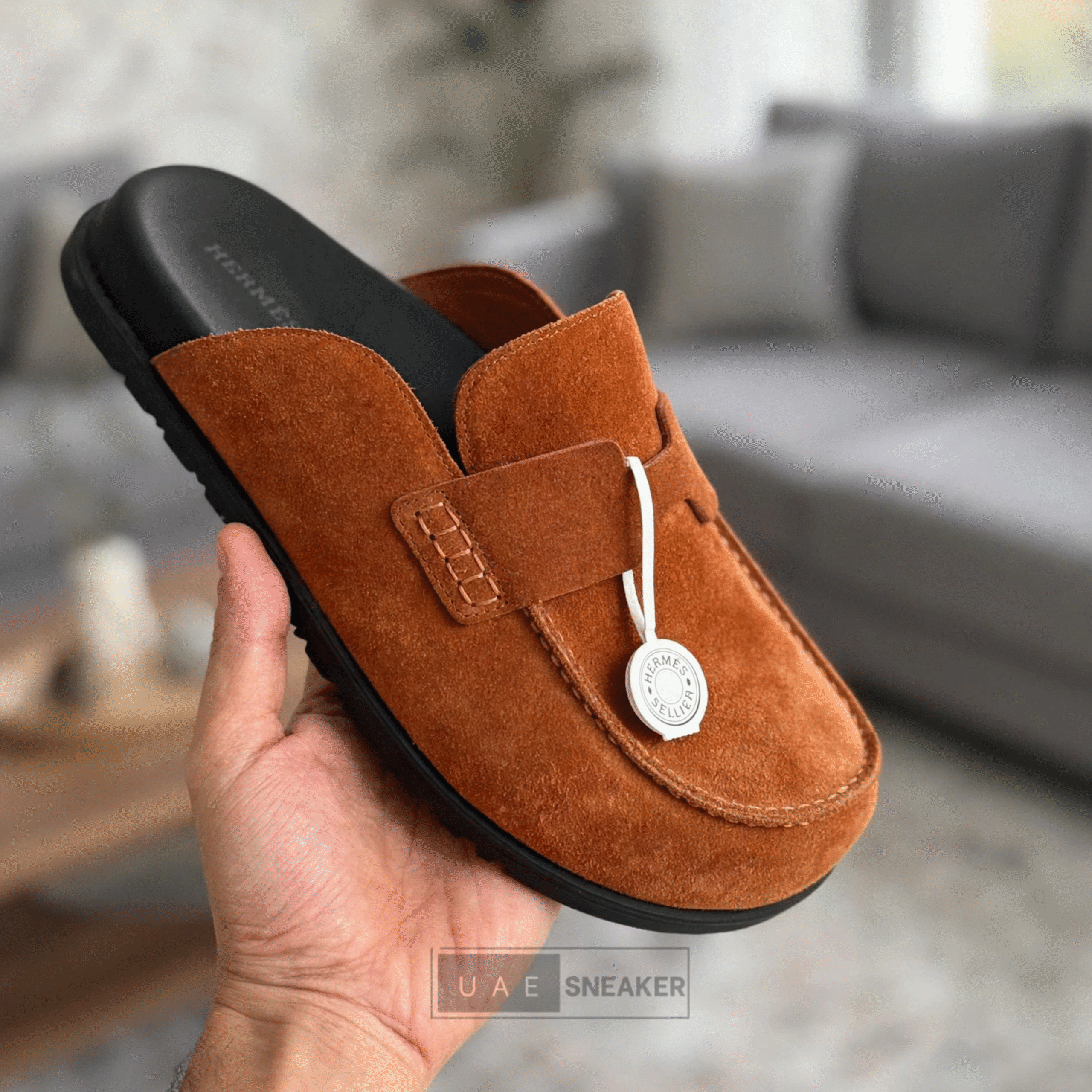 Hermes Go Mule Brown