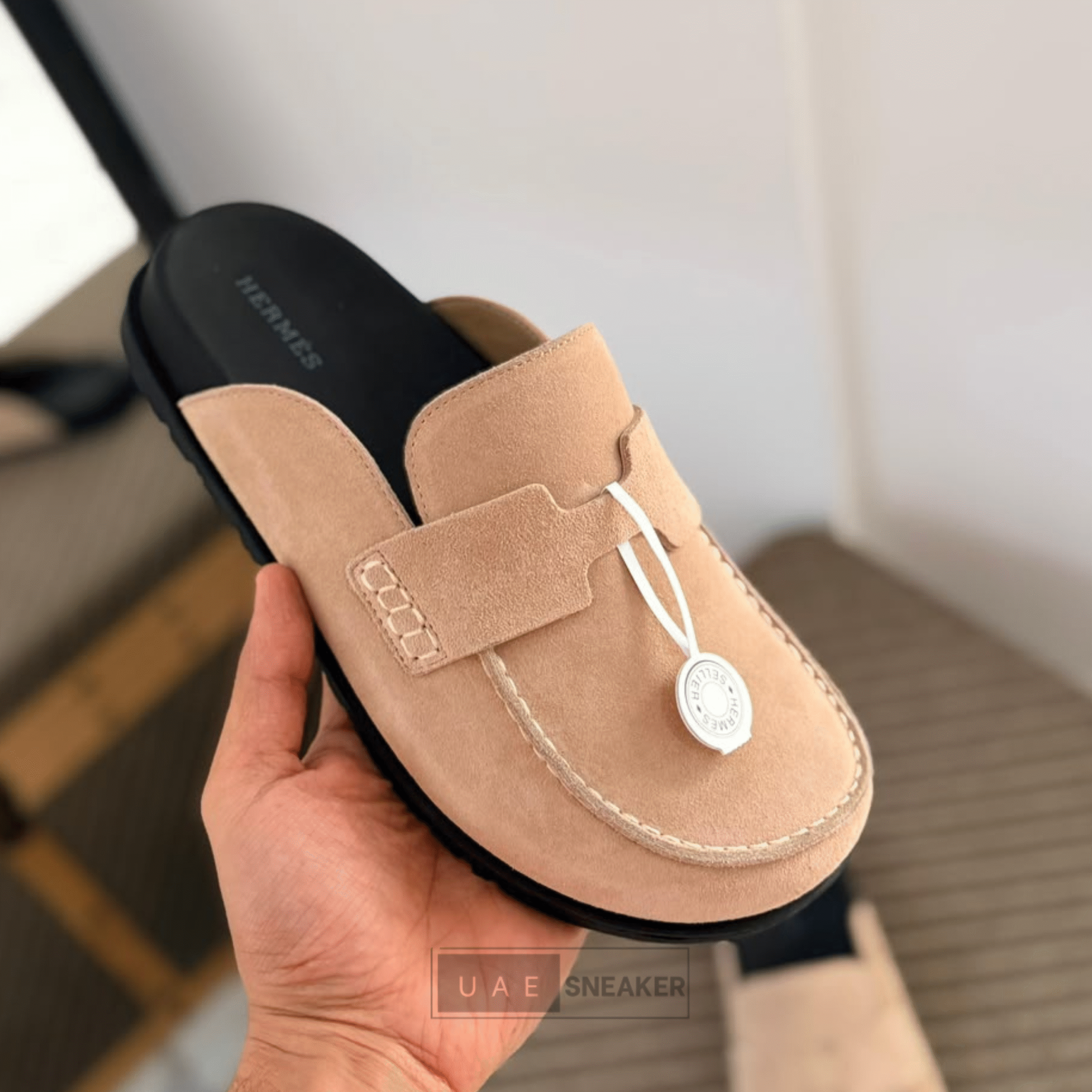 Hermes Go Mule Beige