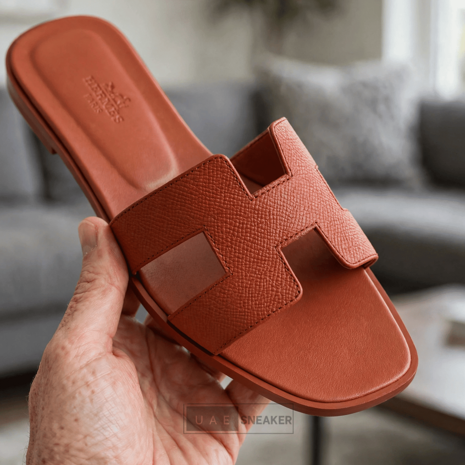 Hermes Oran Sandal Naranja