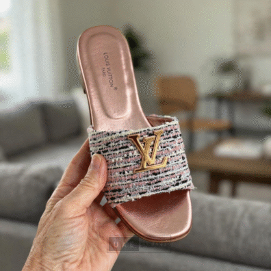 Louis Vuitton LV Mare Flat Pink Tweed