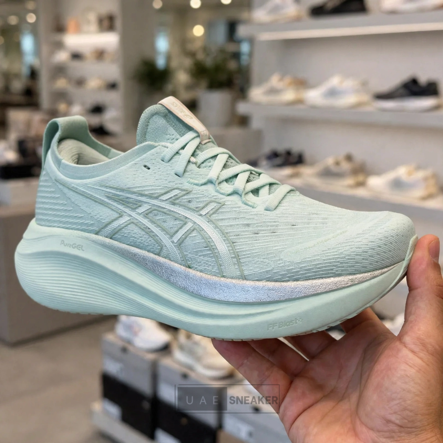 ASICS Gel-Nimbus 27 Pure Aqua White
