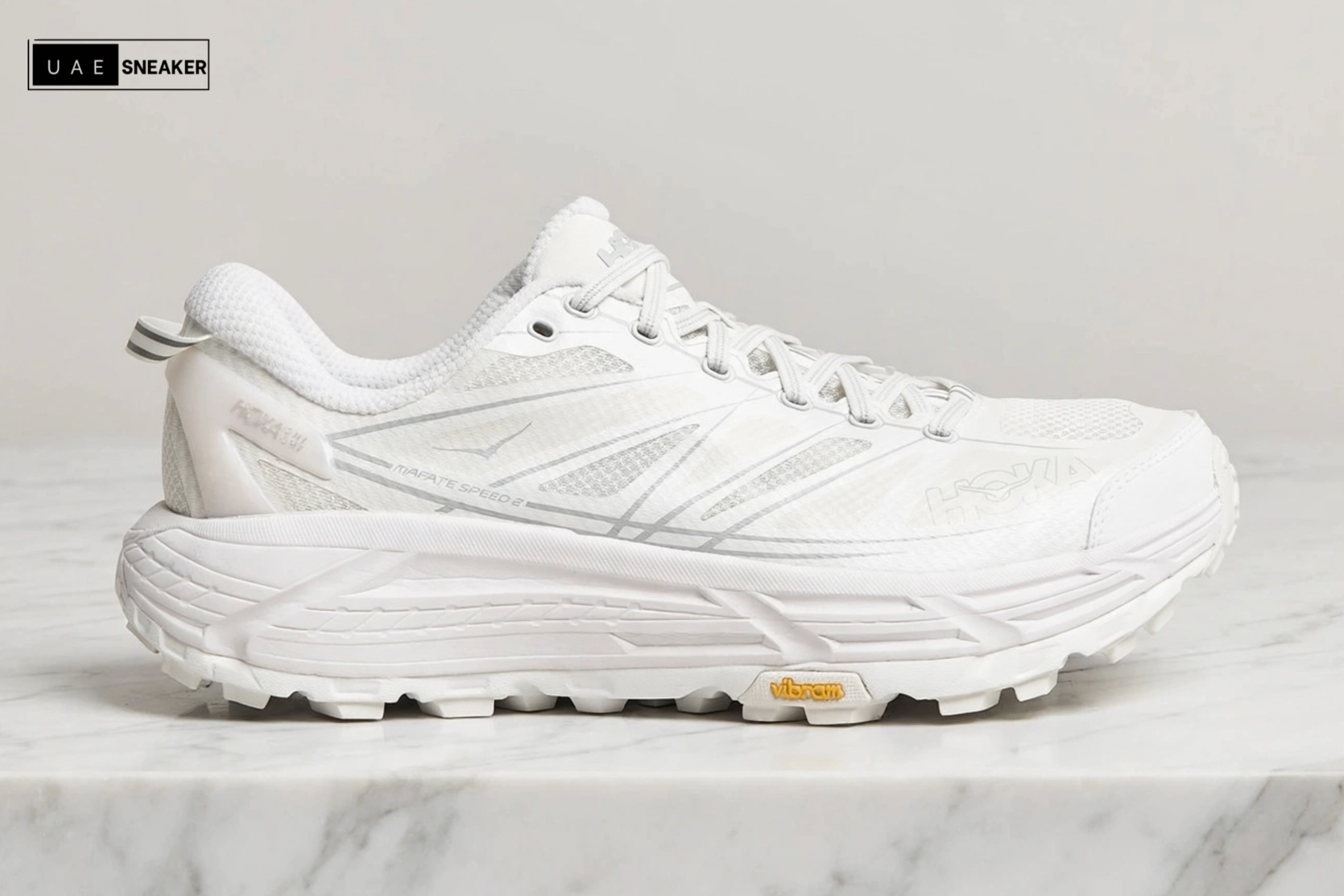 Hoka One One Mafate Speed 2 White Lunar Rock