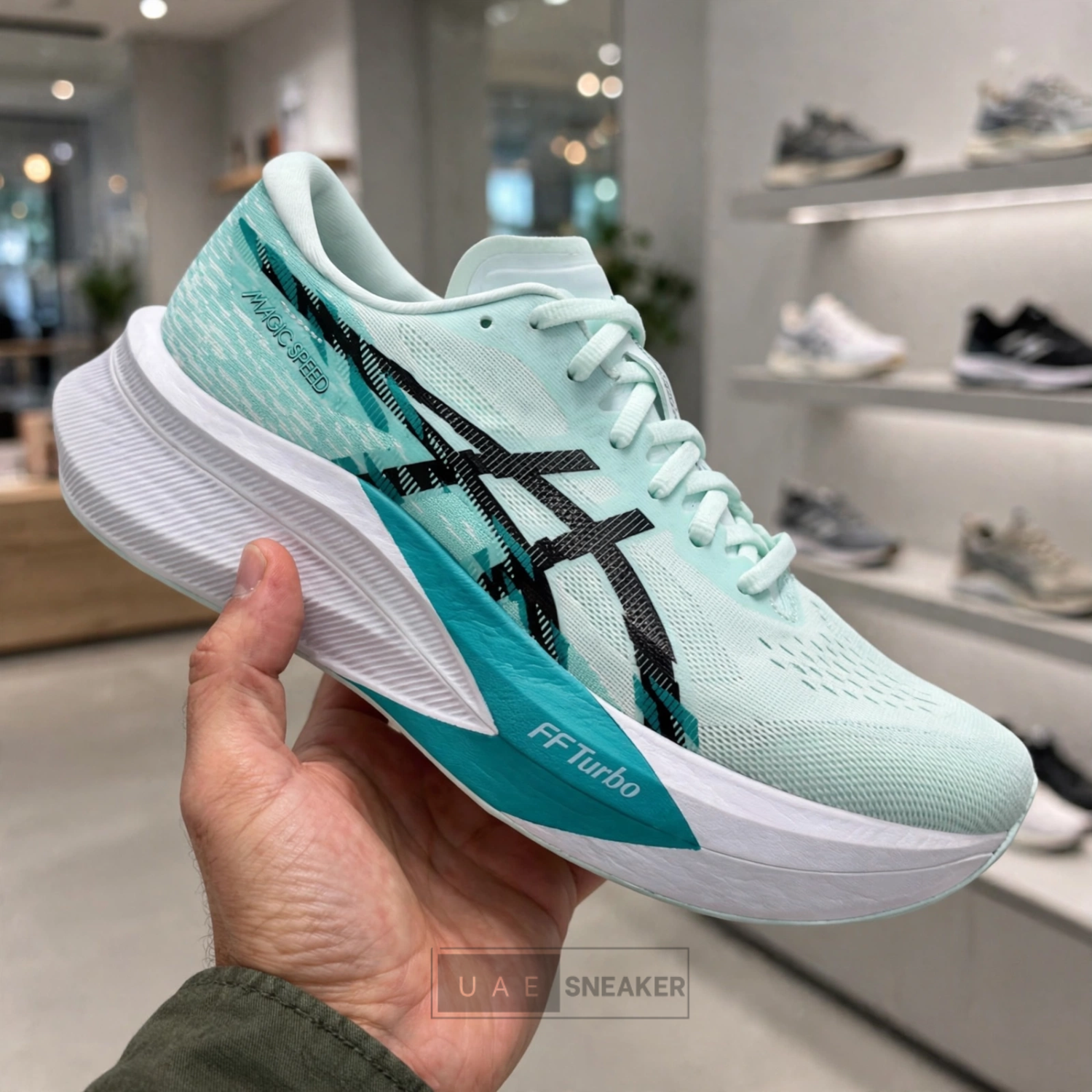 ASICS Magic Speed 4 Soothing Sea Black
