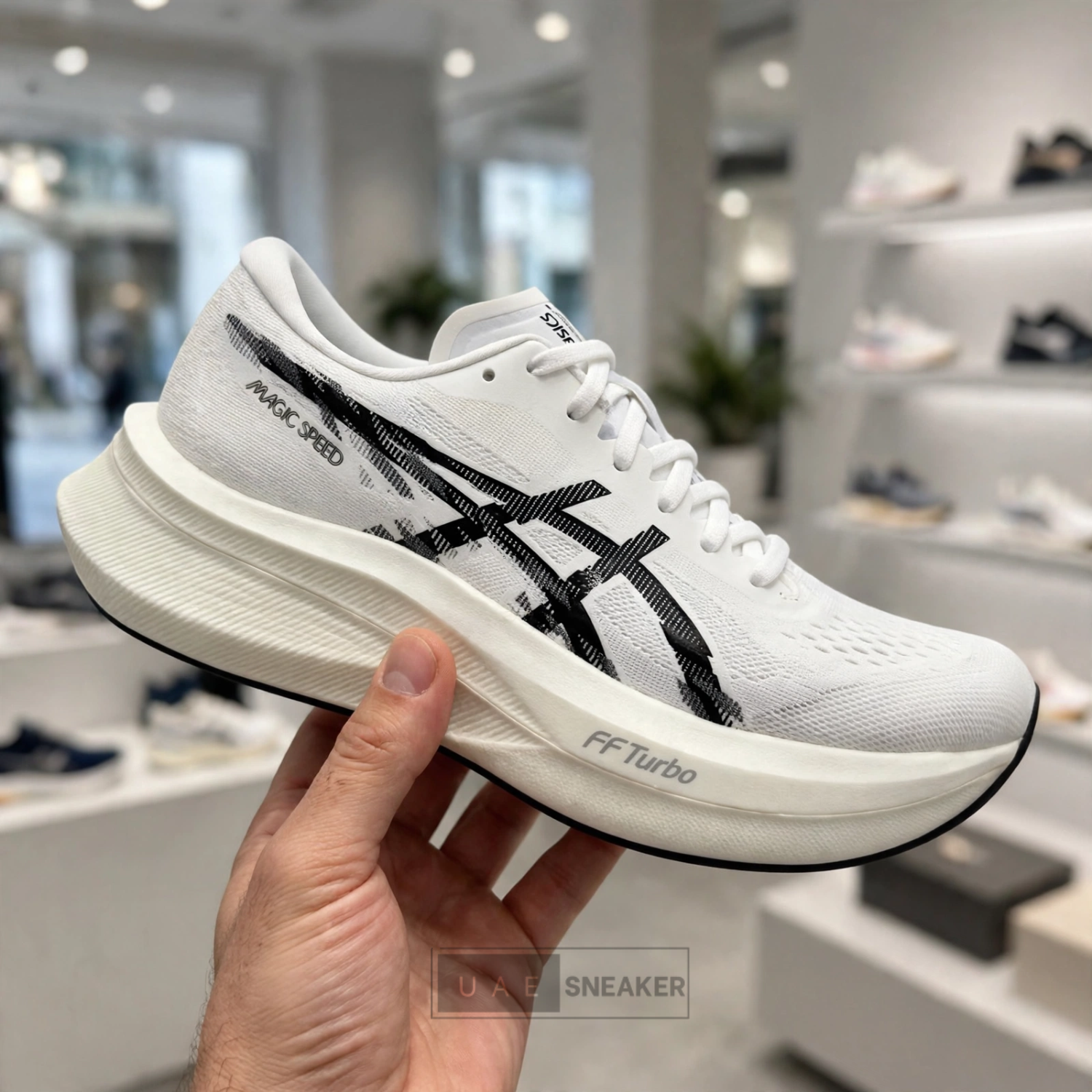ASICS Magic Speed 4 White Black