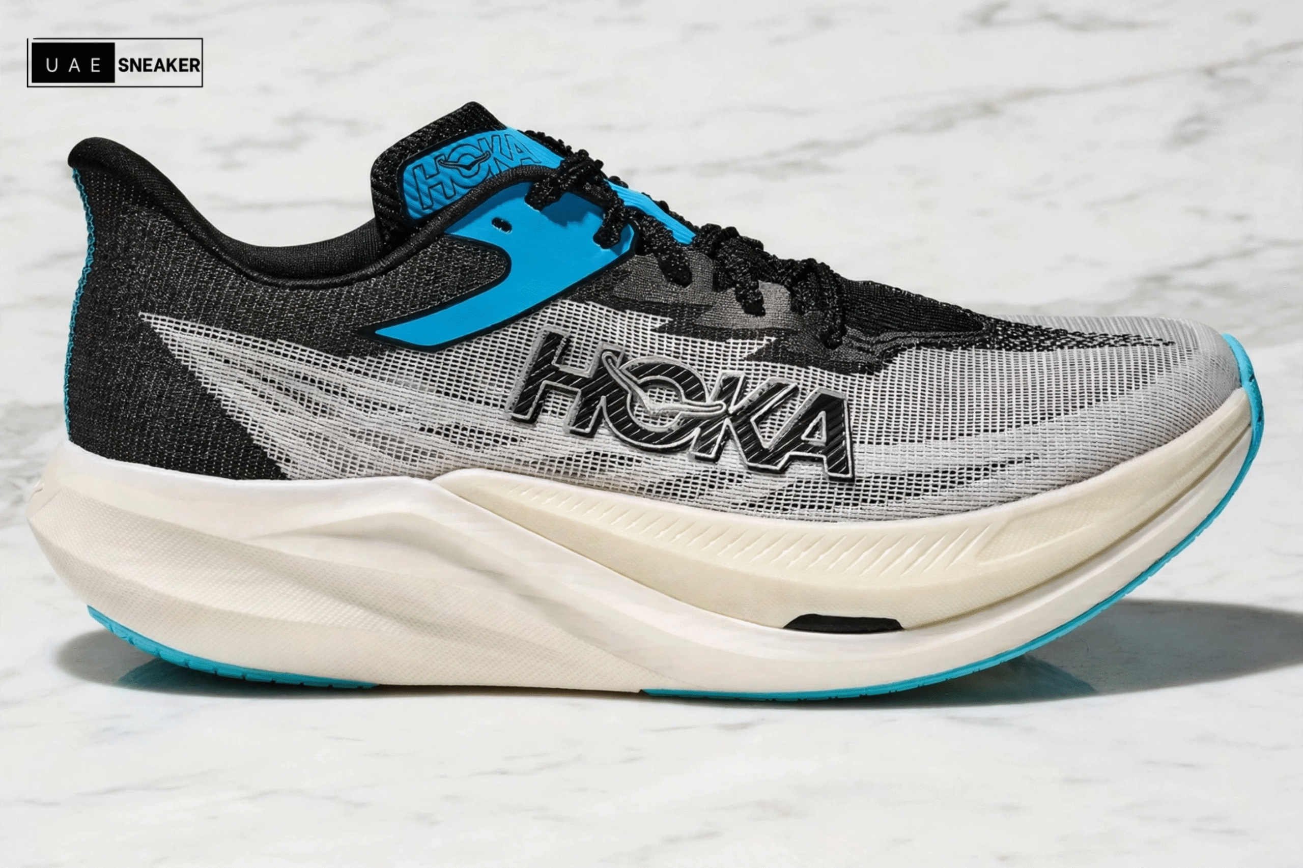 Hoka One One Rocket X 3 White Black Blue