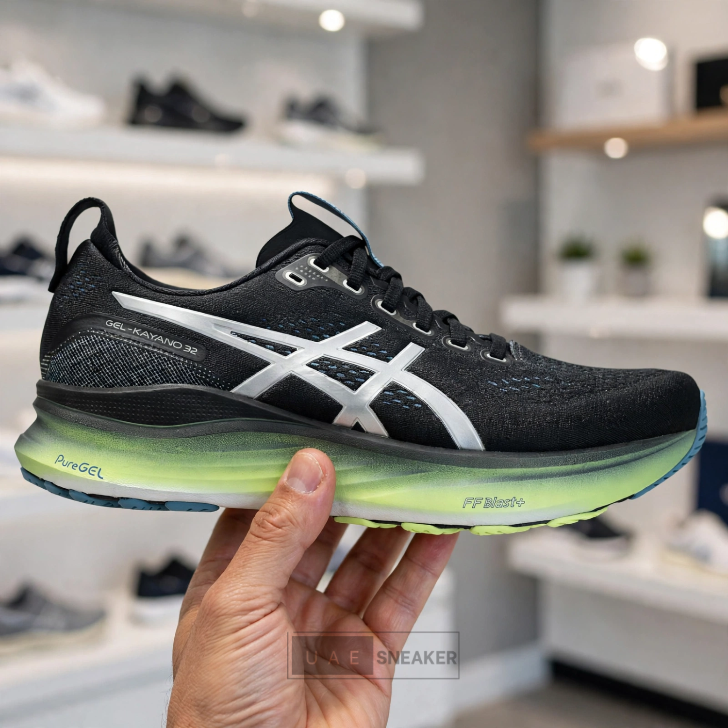 ASICS Gel Kayano 32 Luxe Black Lime