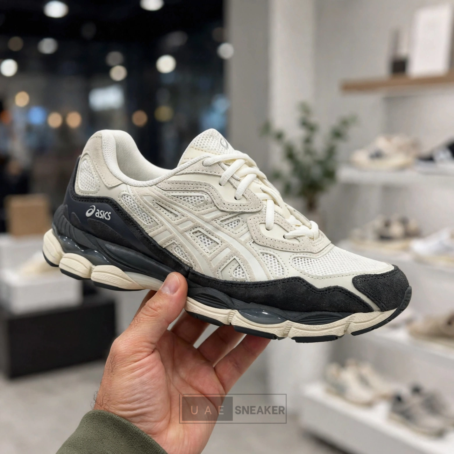 ASICS Gel NYC White Smoke Grey