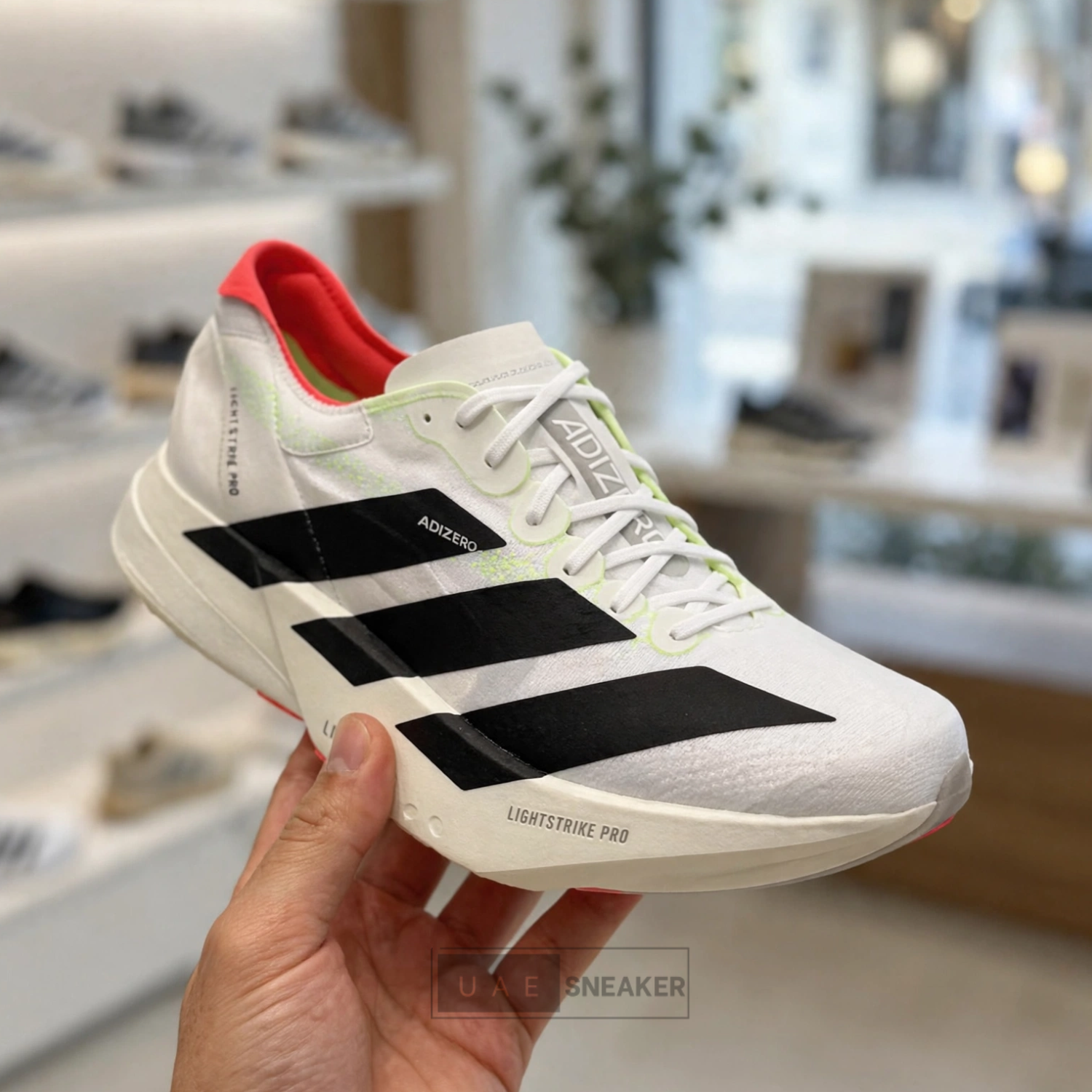 Adidas Adizero Adios Pro 4 White Black Red