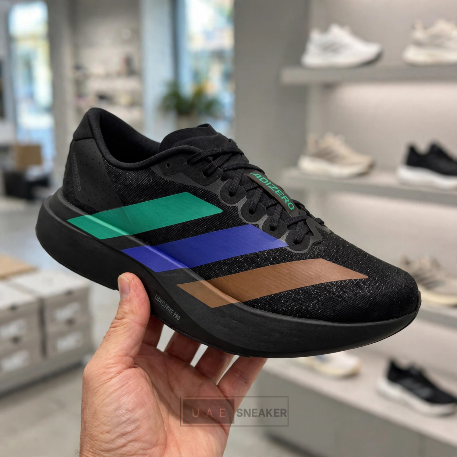 Adidas Adizero Evo SL Pharrell Humanrace Black Green Blue