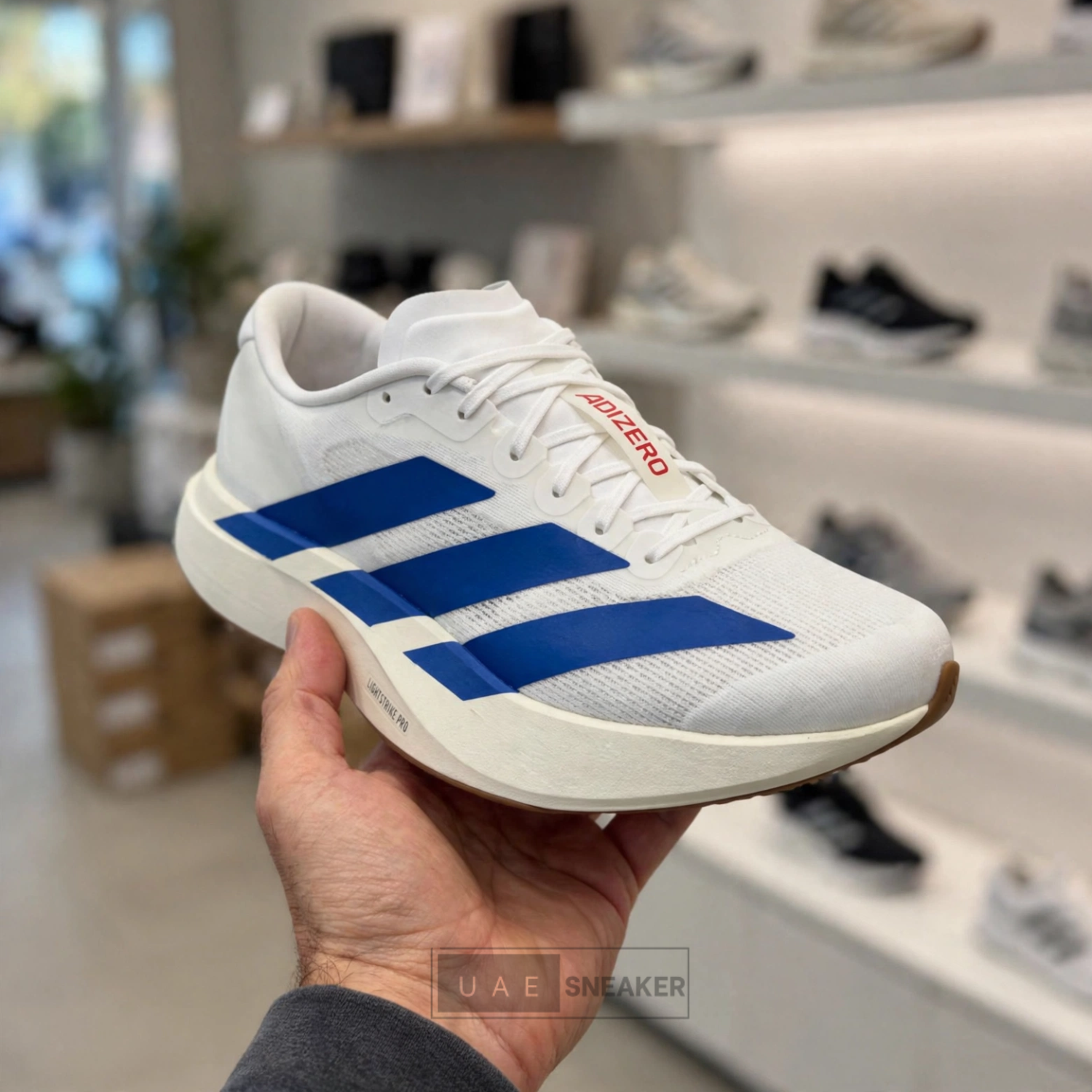 Adidas Adizero Evo SL White Royal Blue