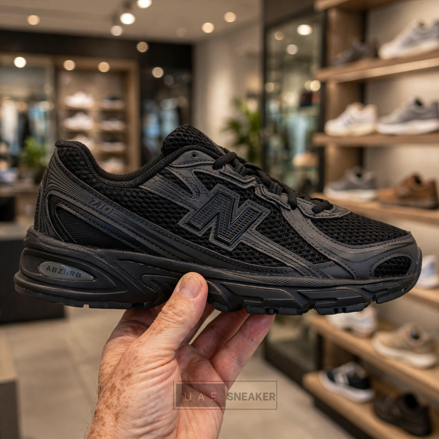 New Balance 740 Triple Black