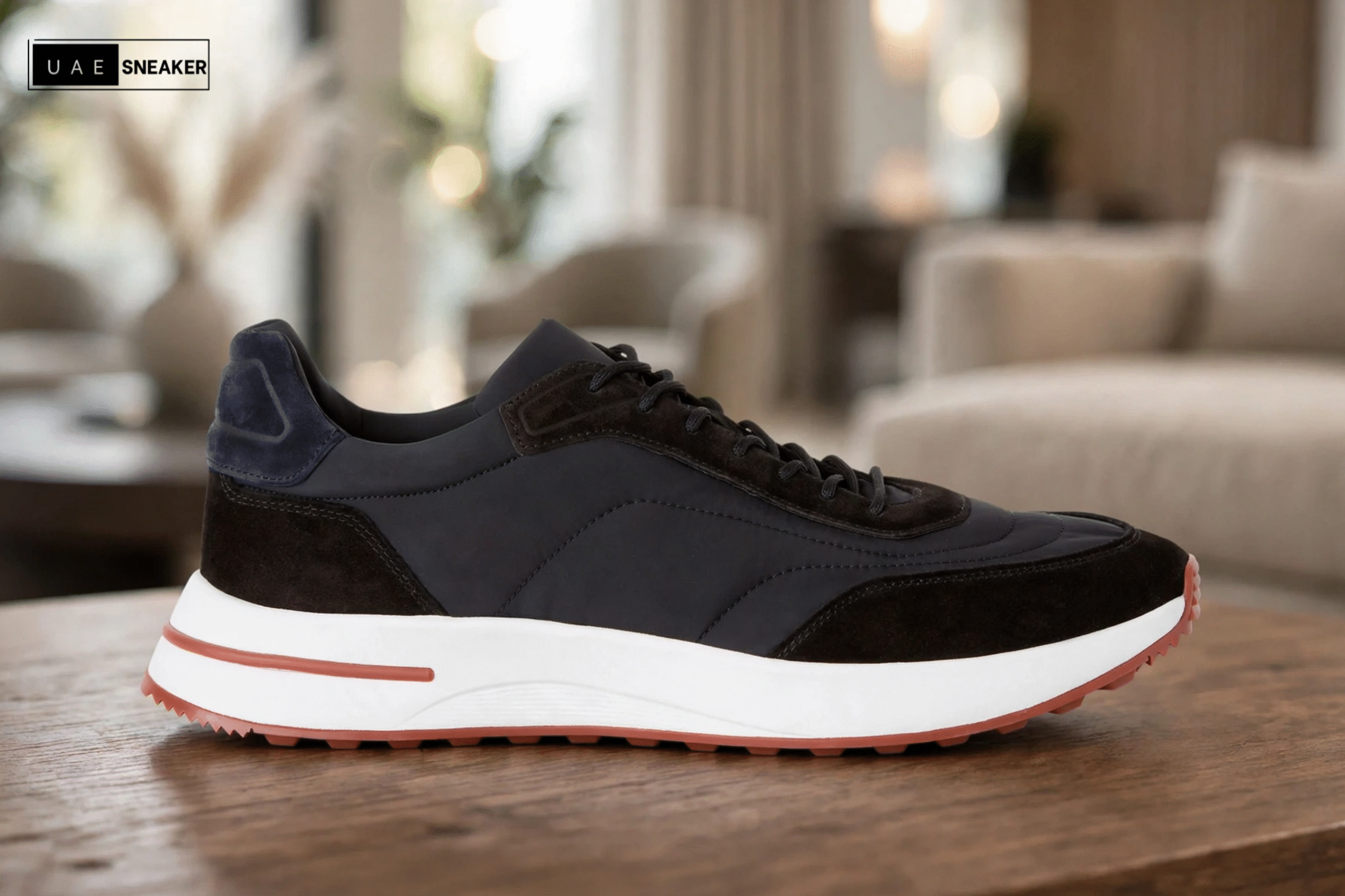 Loro Piana Week End Walk Black Sneaker