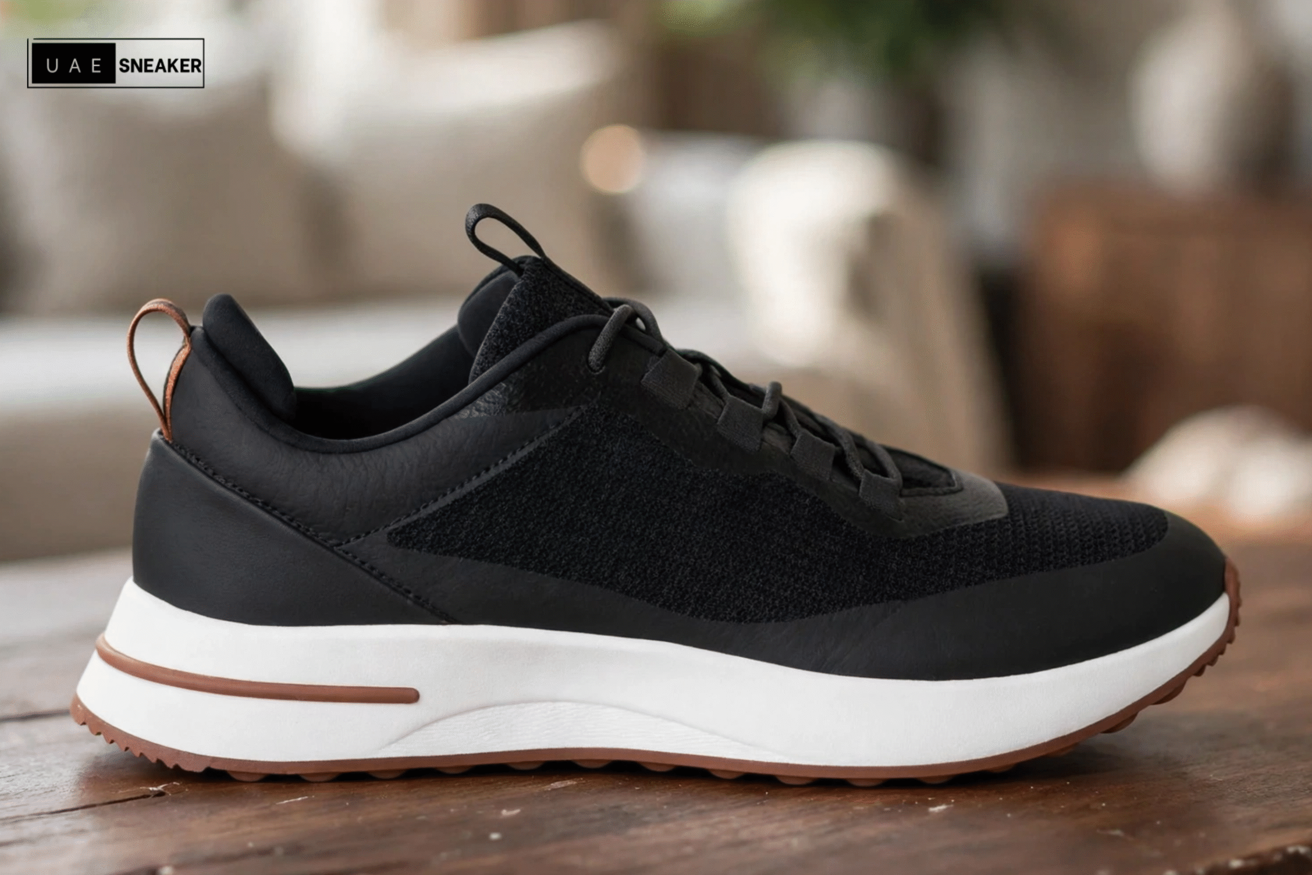 Loro Piana Week End Walk Microfibre Men Black Sneaker