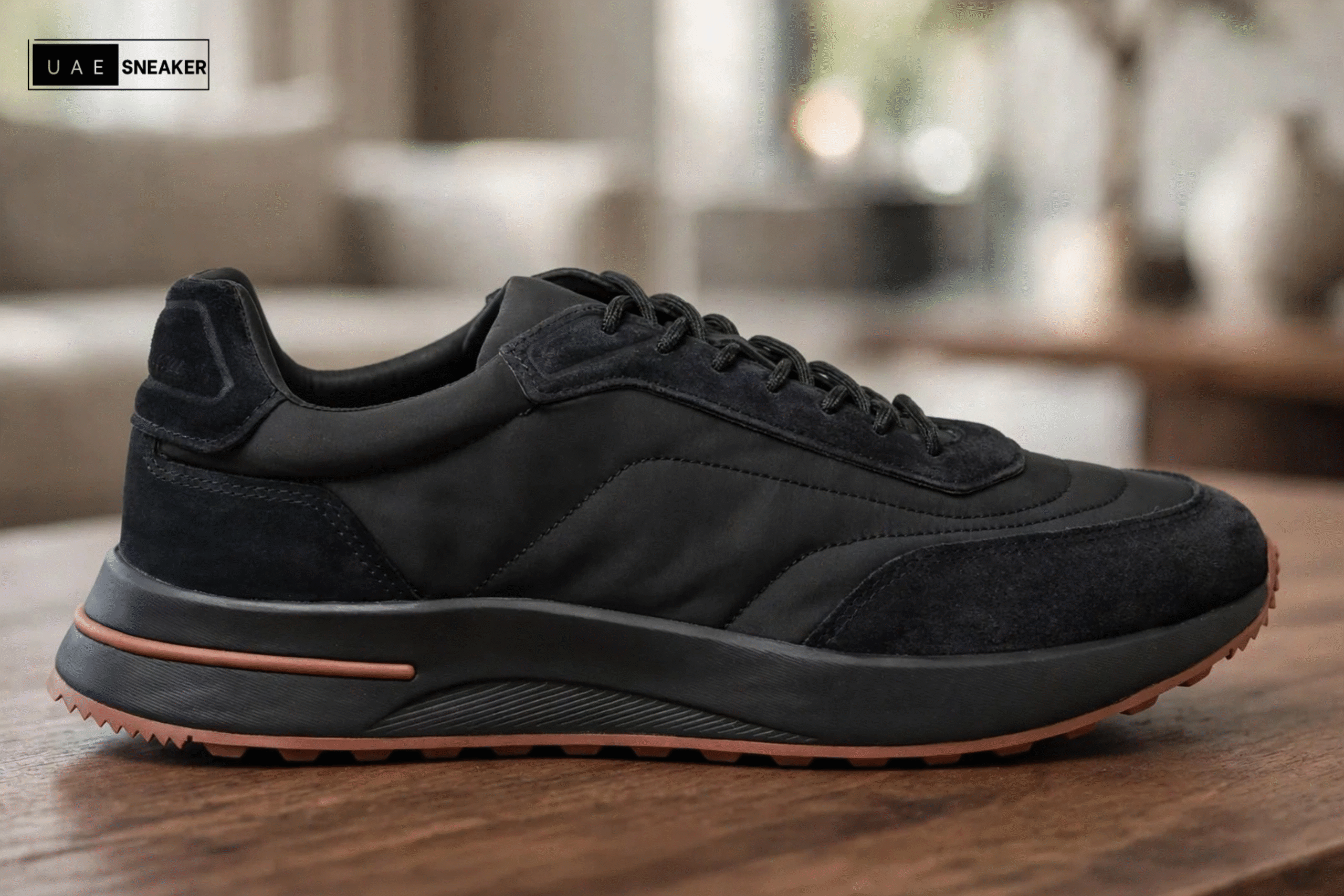 Loro Piana Week End Walk Triple Black Sneaker