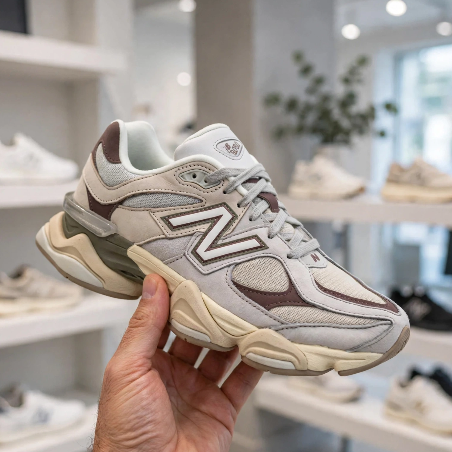 New Balance 9060 Grey Matter Timberwolf