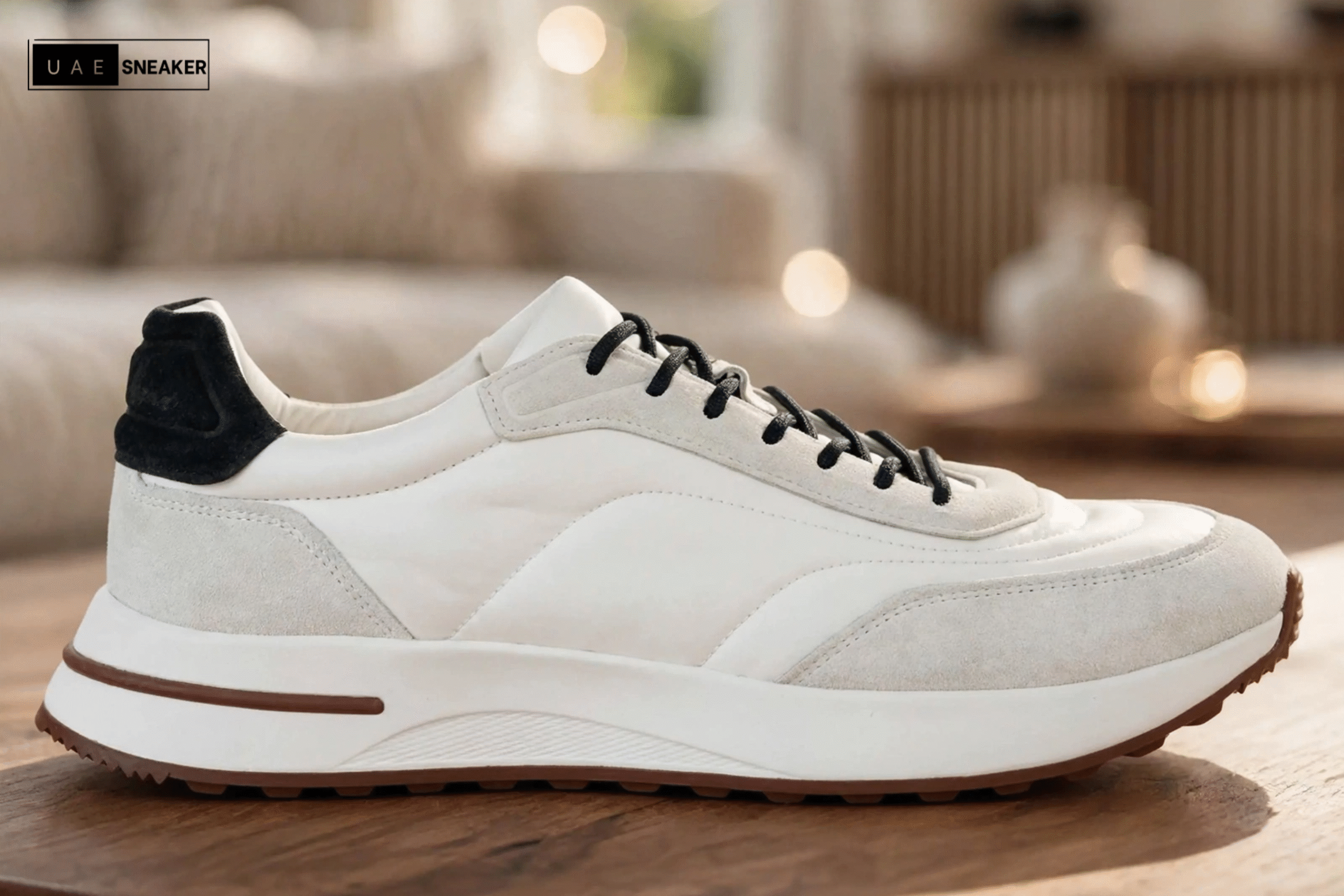 Loro Piana Week End Walk White Sneaker