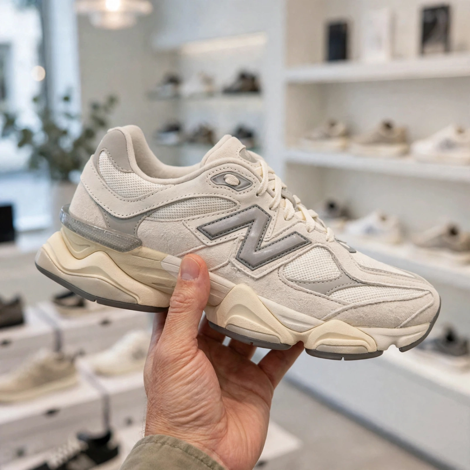 New Balance 9060 Moonbeam Sneakers Grey