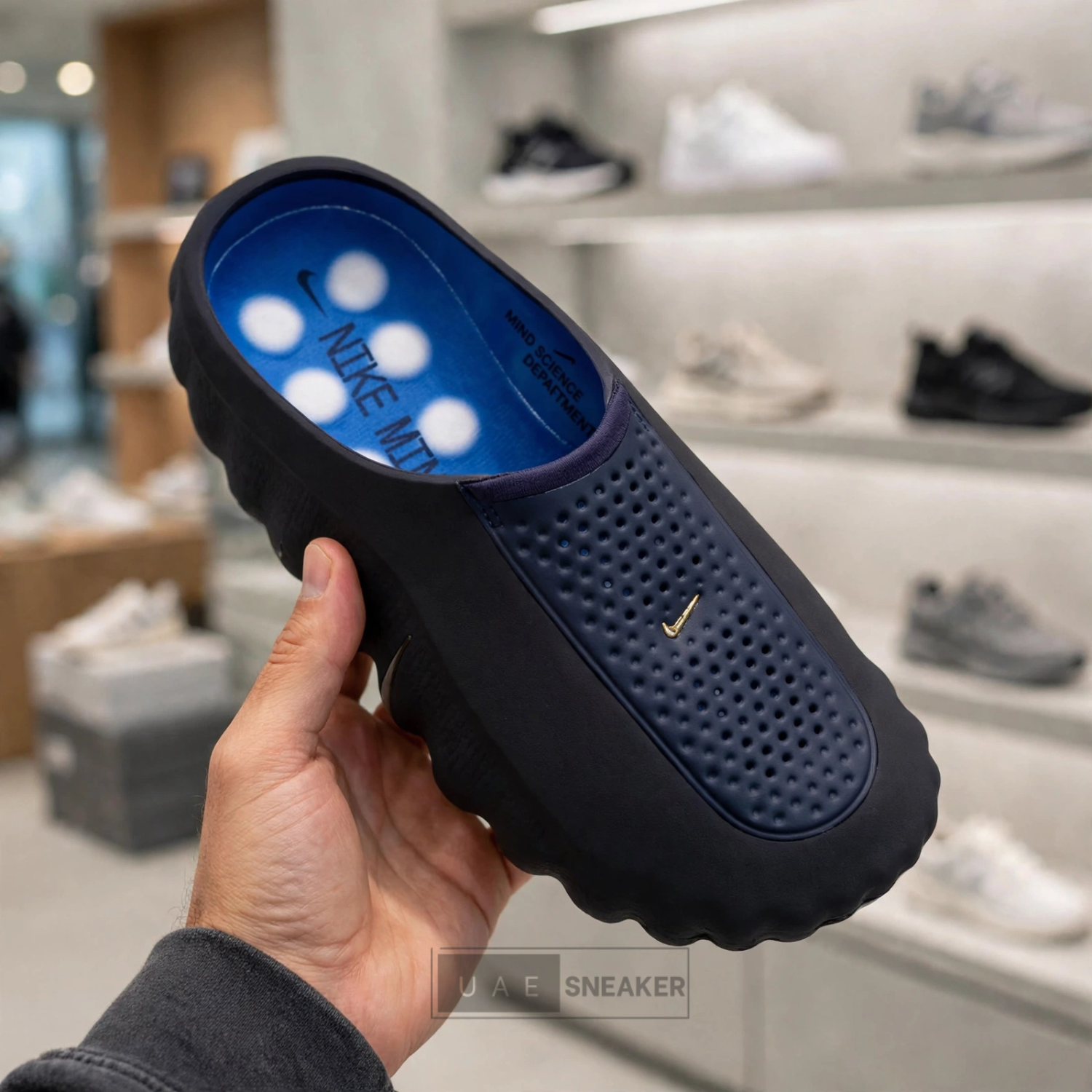 Nike Mind 001 Slide Blackened Blue Game Royal