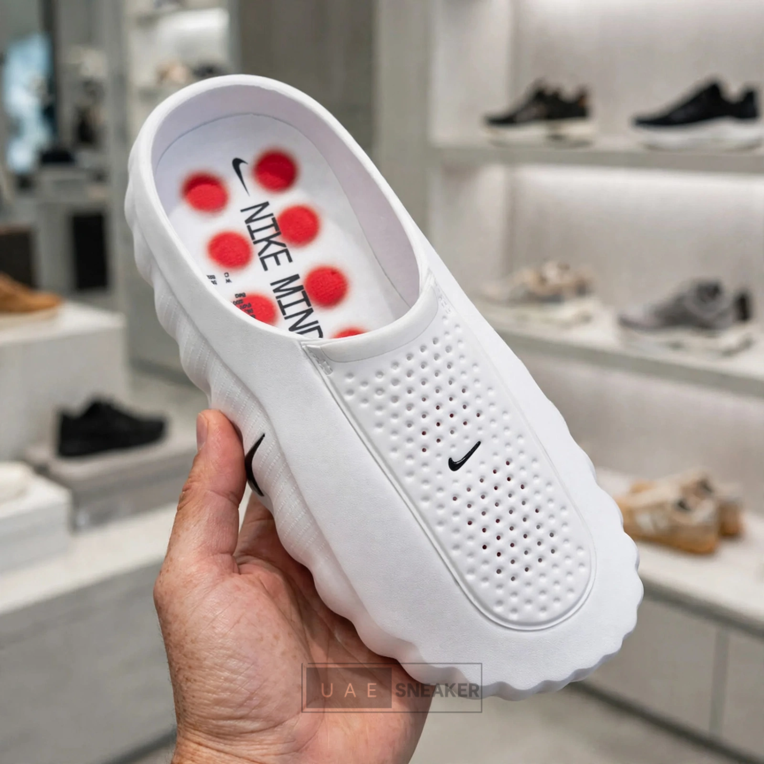 Nike Mind 001 White Speed Red