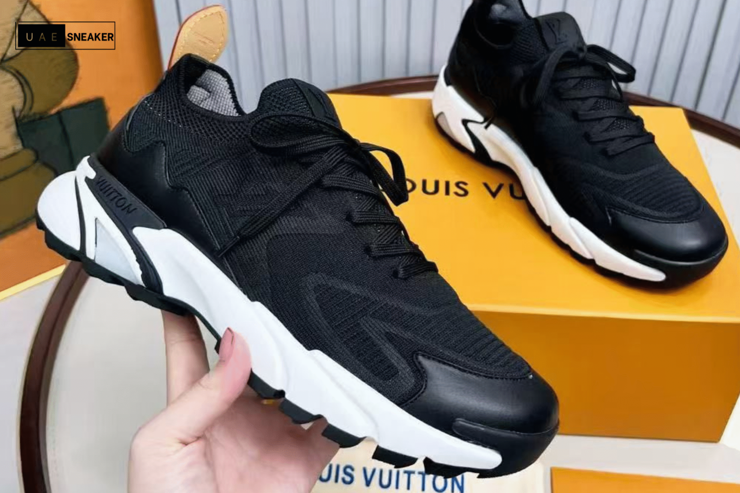 Louis Vuitton LV Runner Tatic Sneaker Black White