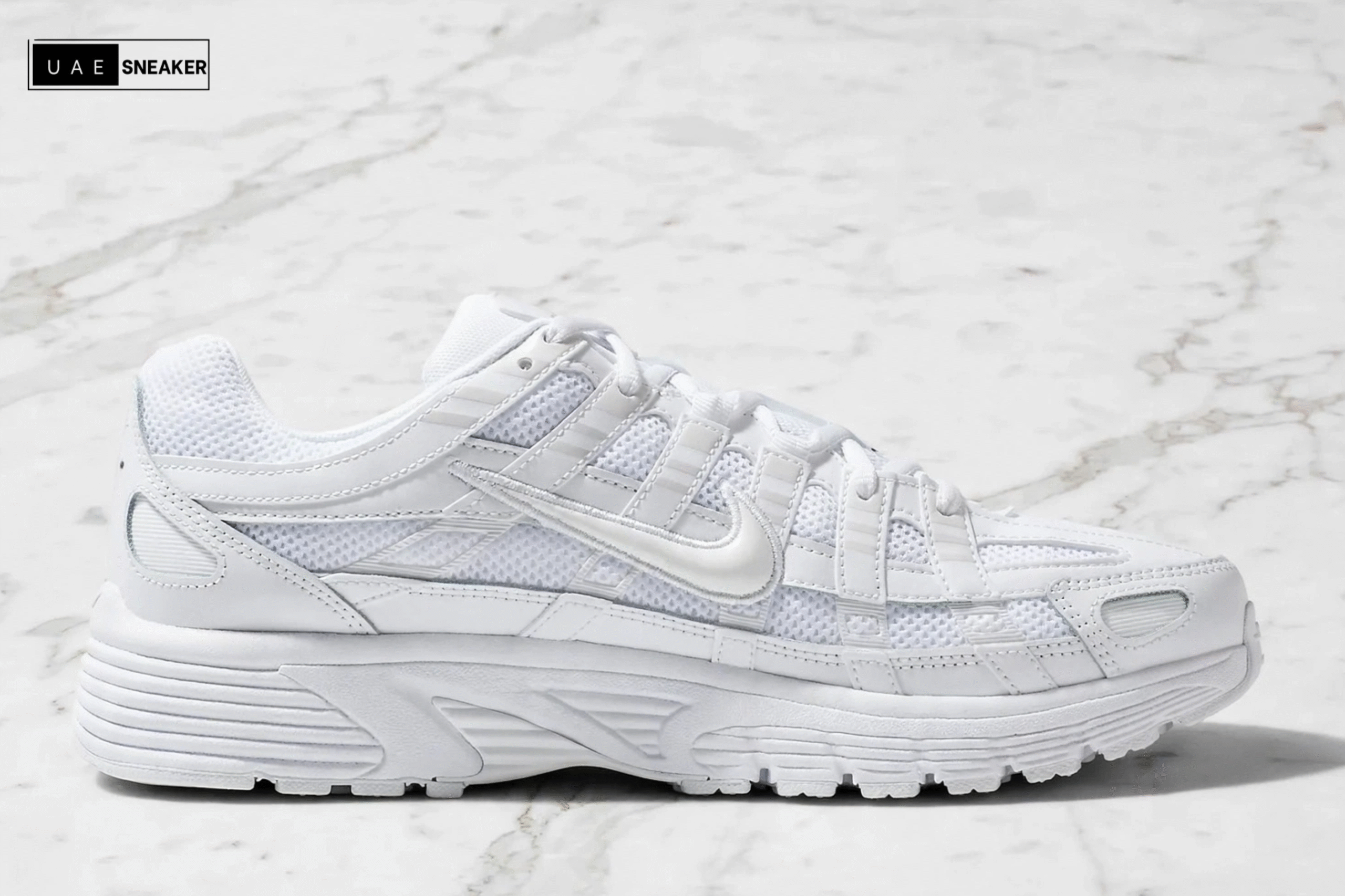 Nike P-6000 Triple White
