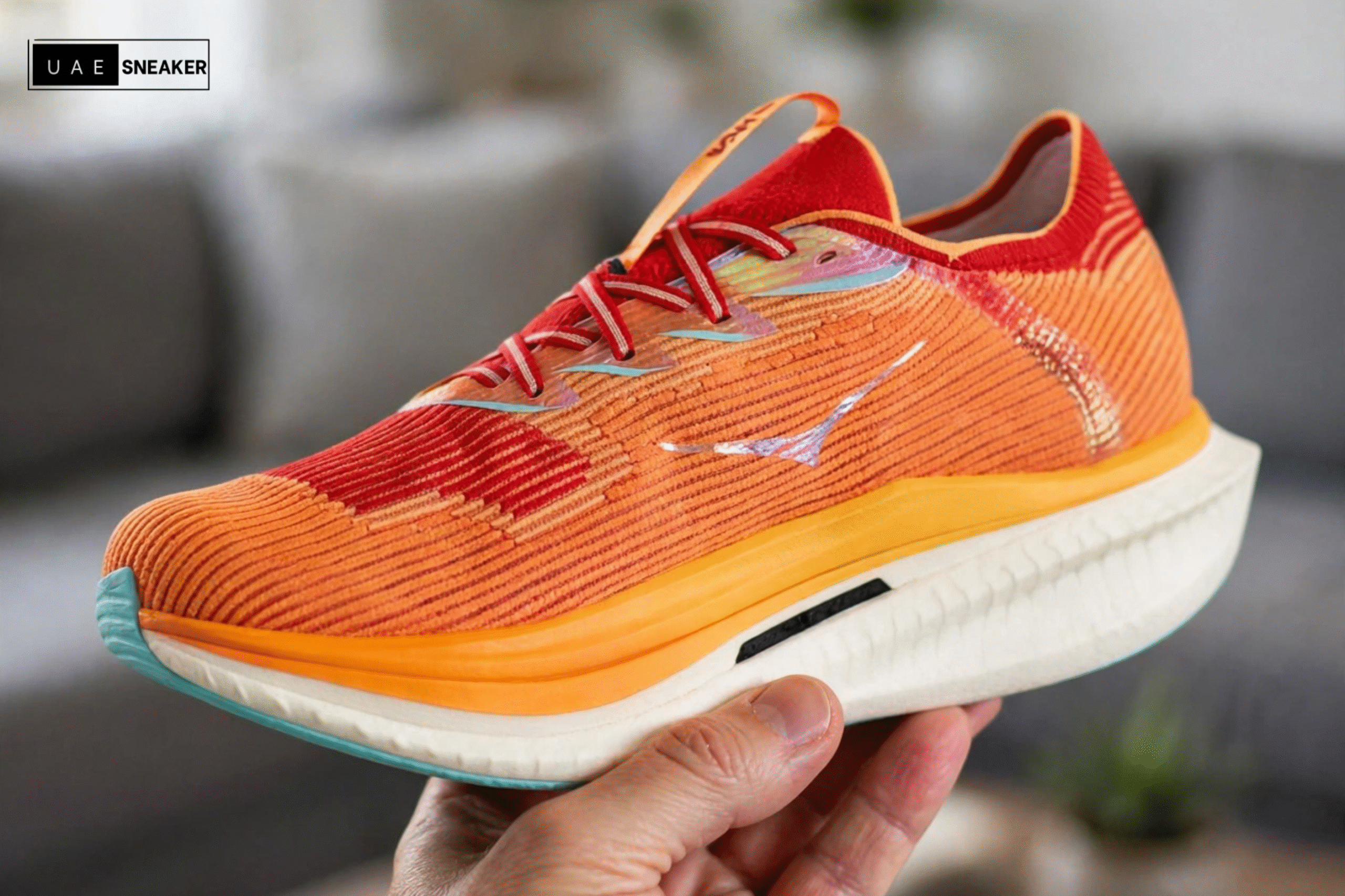 Hoka One One Cielo X1 Cerise Solar Flare - Image 2