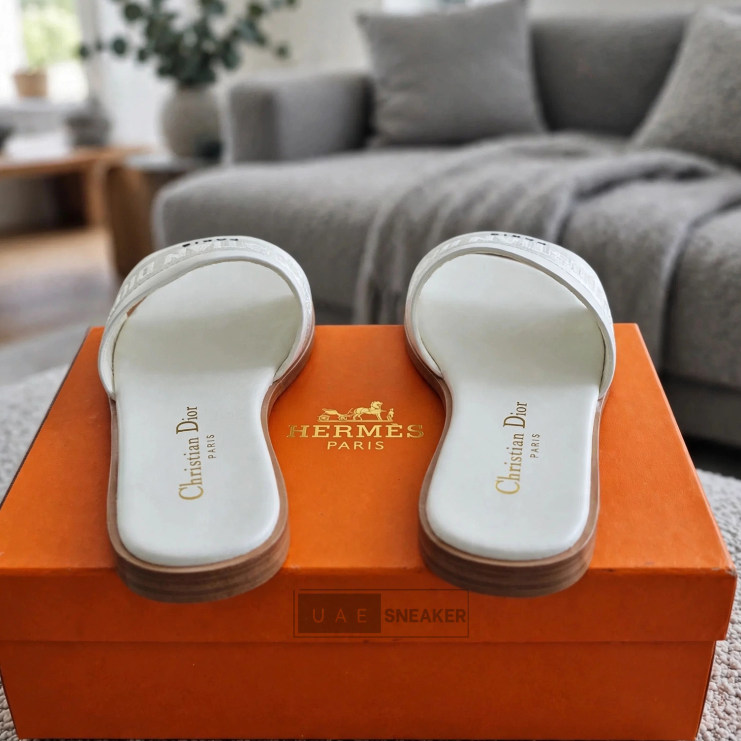 Christian Dior Dway Slides White - Image 2