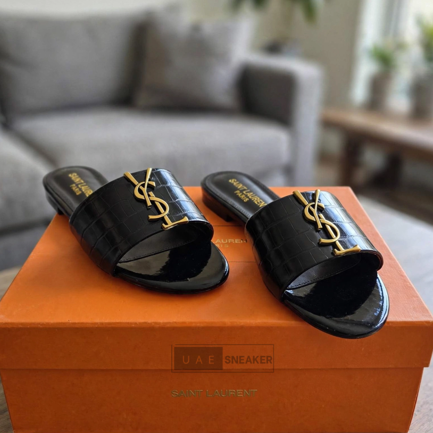 YSL Crocodile Flat - Image 2