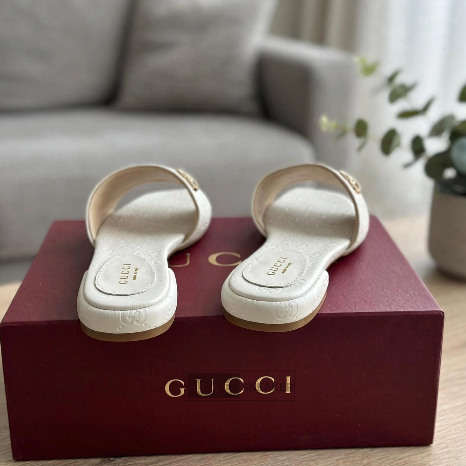 Gucci Double G Sandals White - Image 2