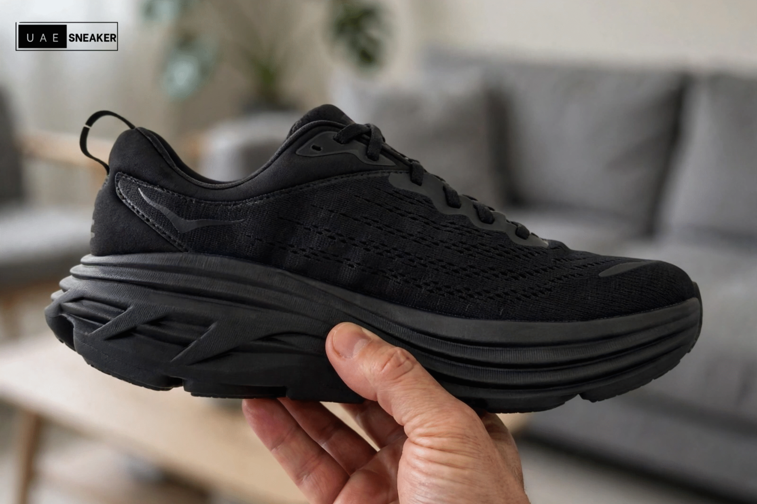 Hoka One One Bondi 8 Triple Black - Image 2