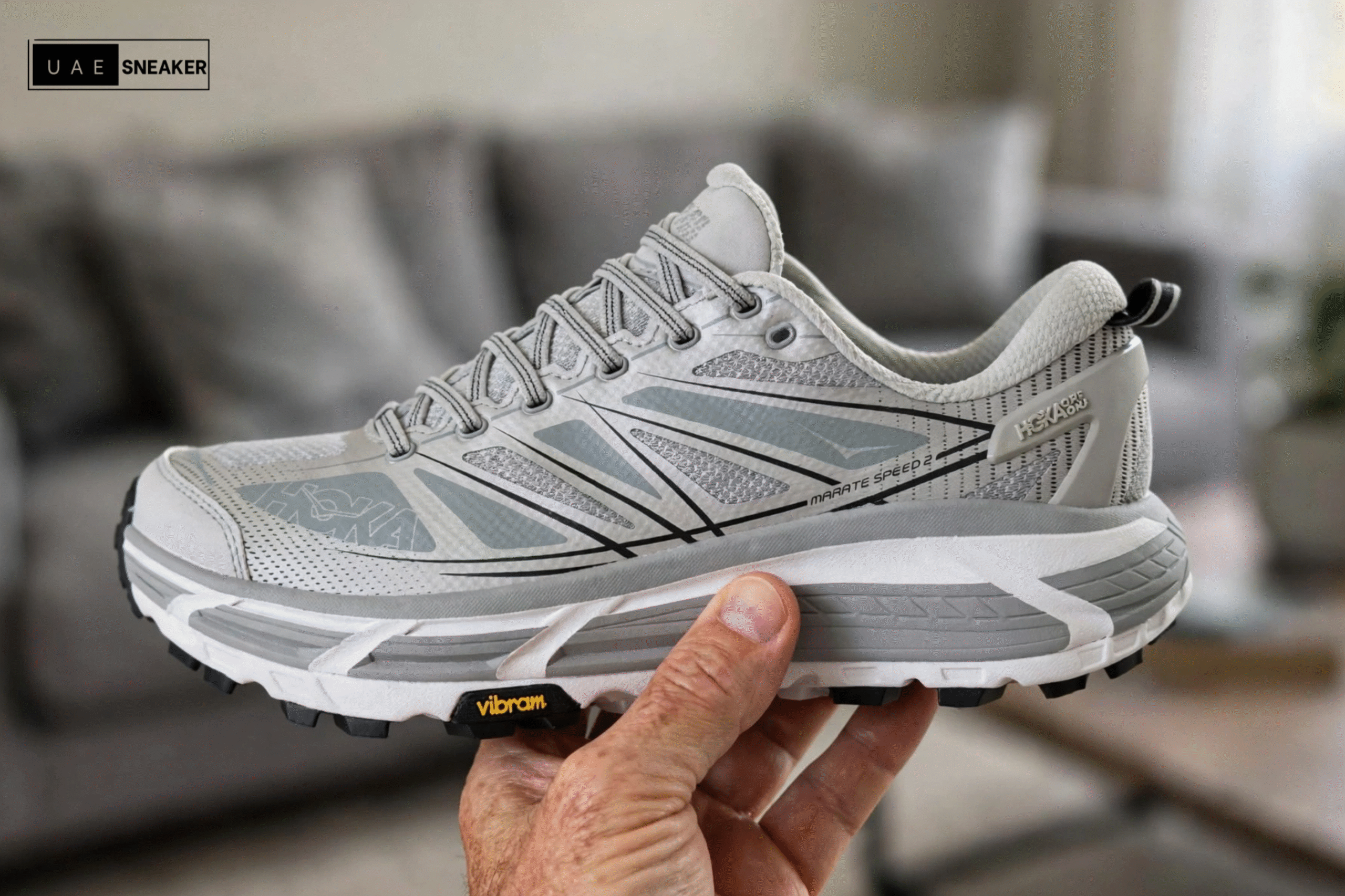 Hoka One One Mafate Speed 2 Galactic Grey - Image 3