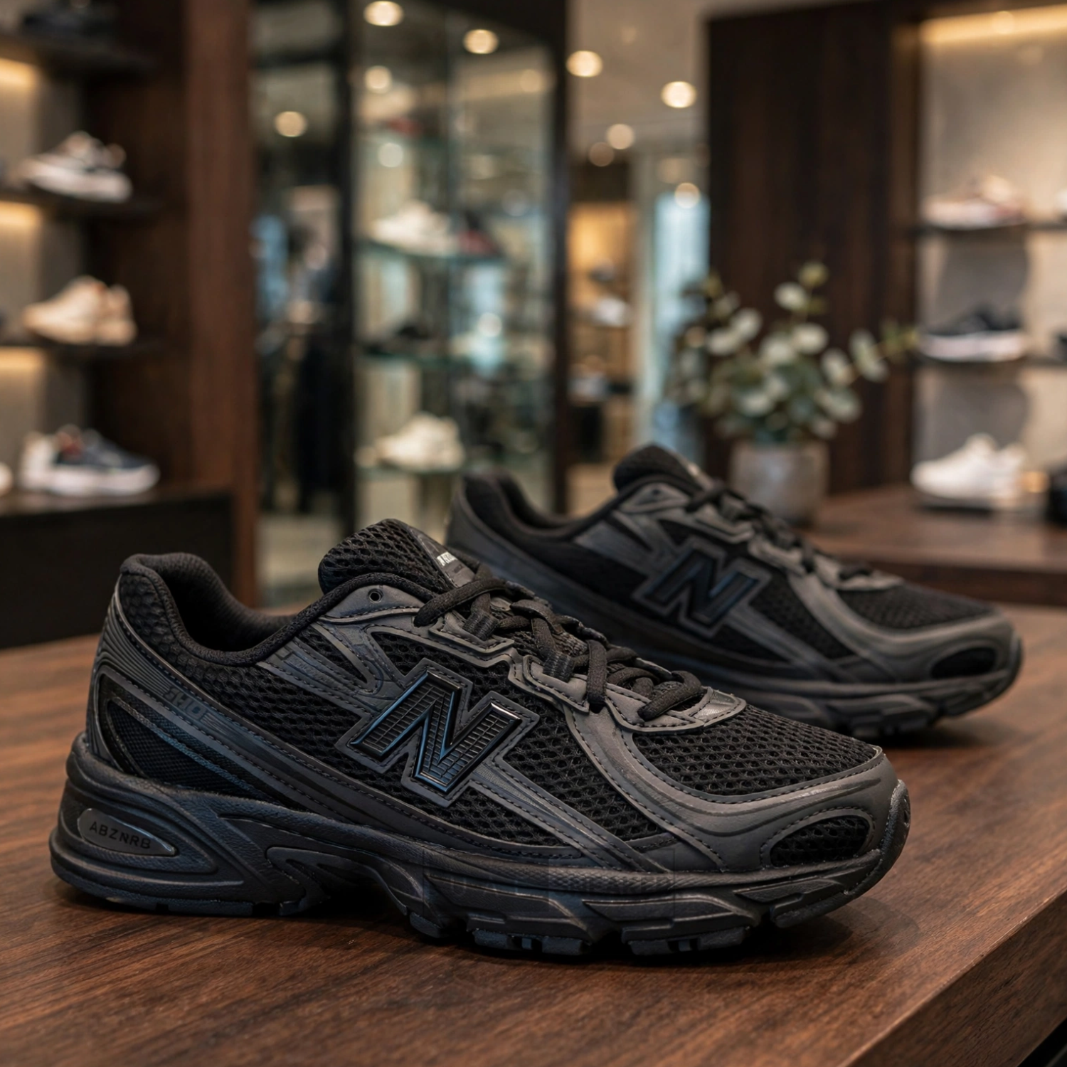 New Balance 740 Triple Black - Image 2