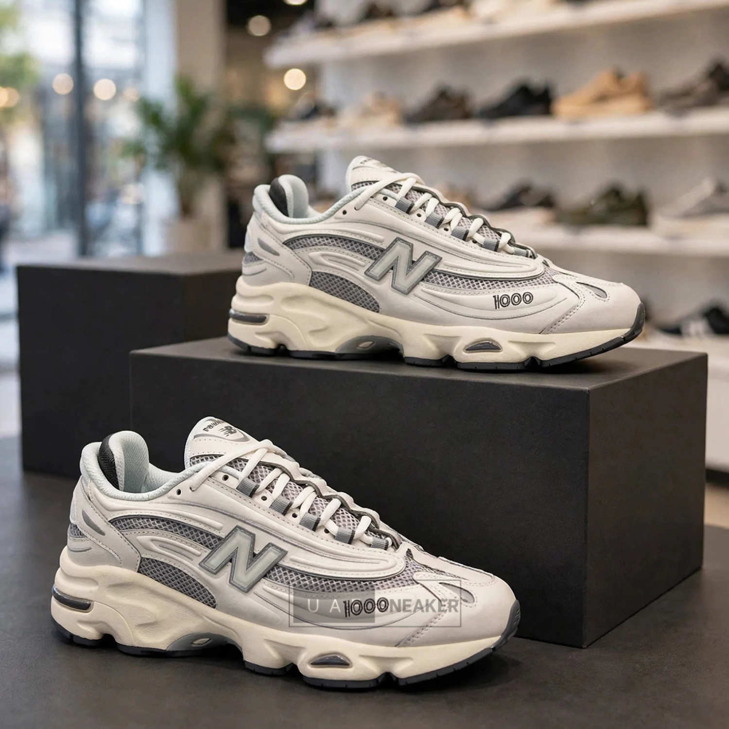 New Balance 1000 Sea Salt Grey - Image 2