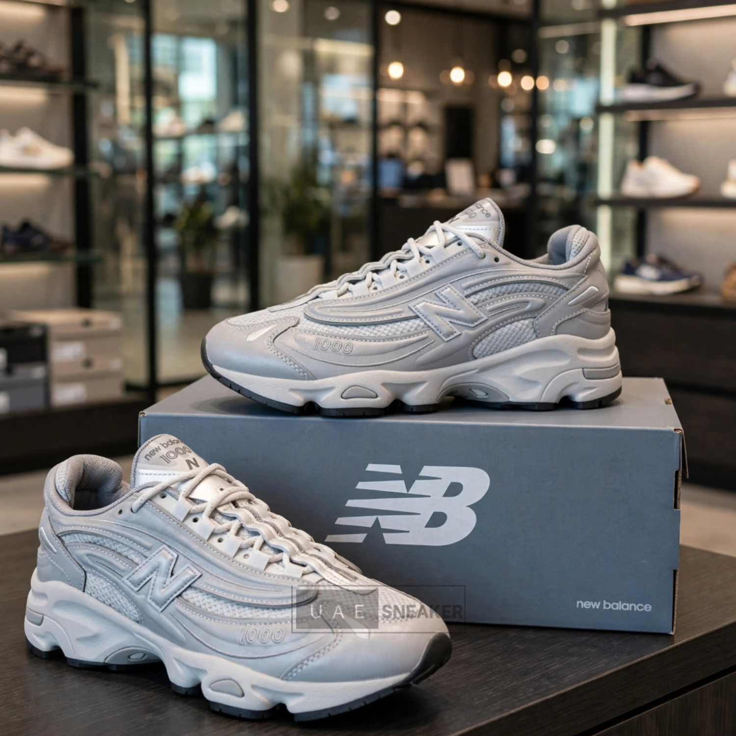 New Balance 1000 Silver Reflective - Image 2