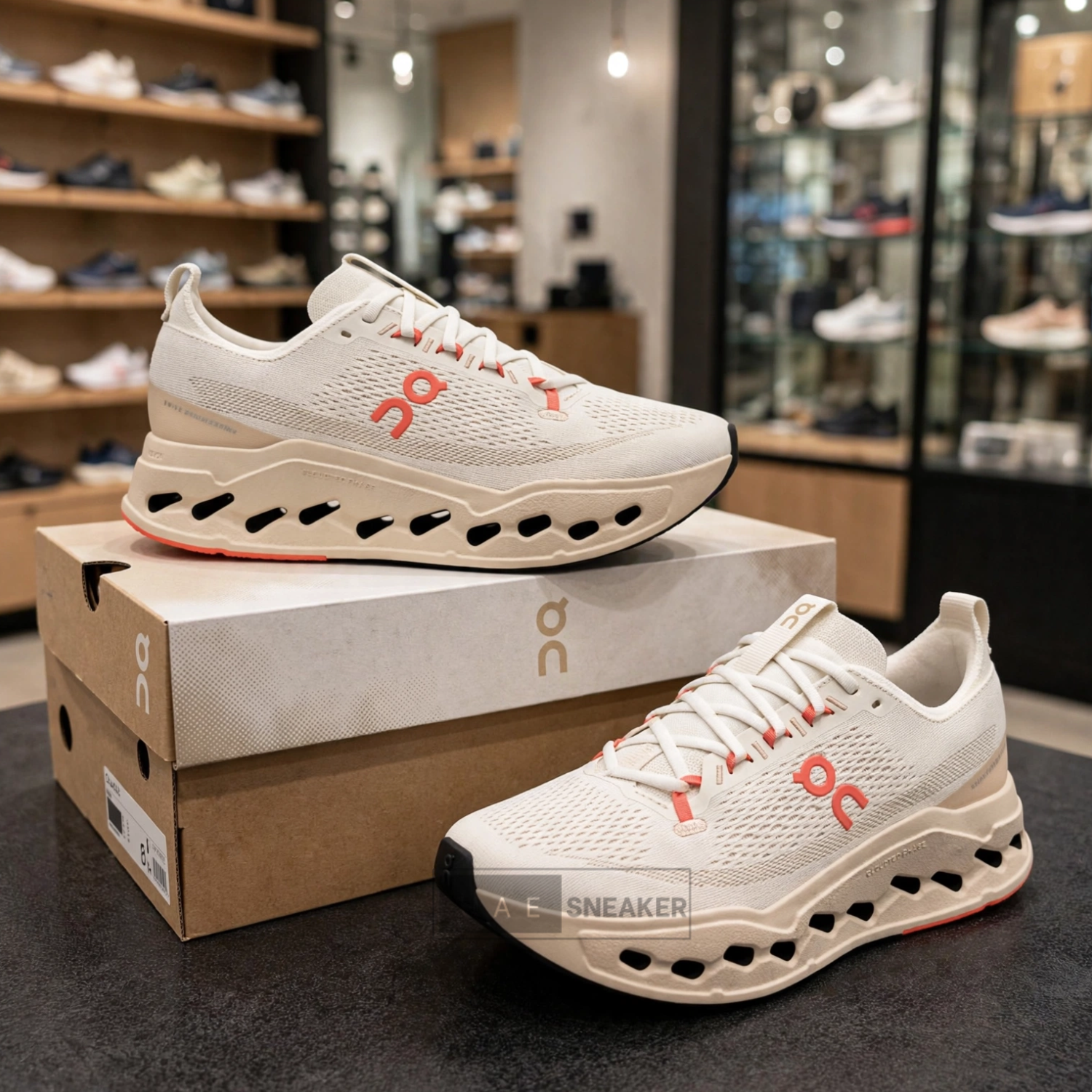On Running Cloudsurfer Max Ivory Salmon - Image 2