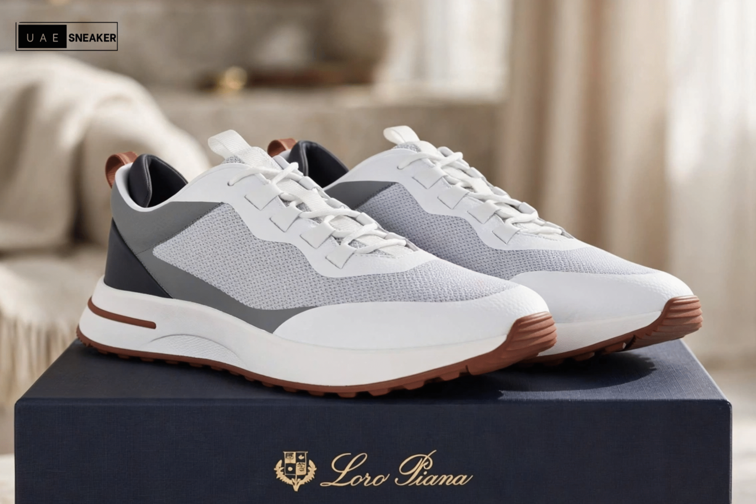 Loro Piana Weekend Walk Tech Frost Grey - Image 2