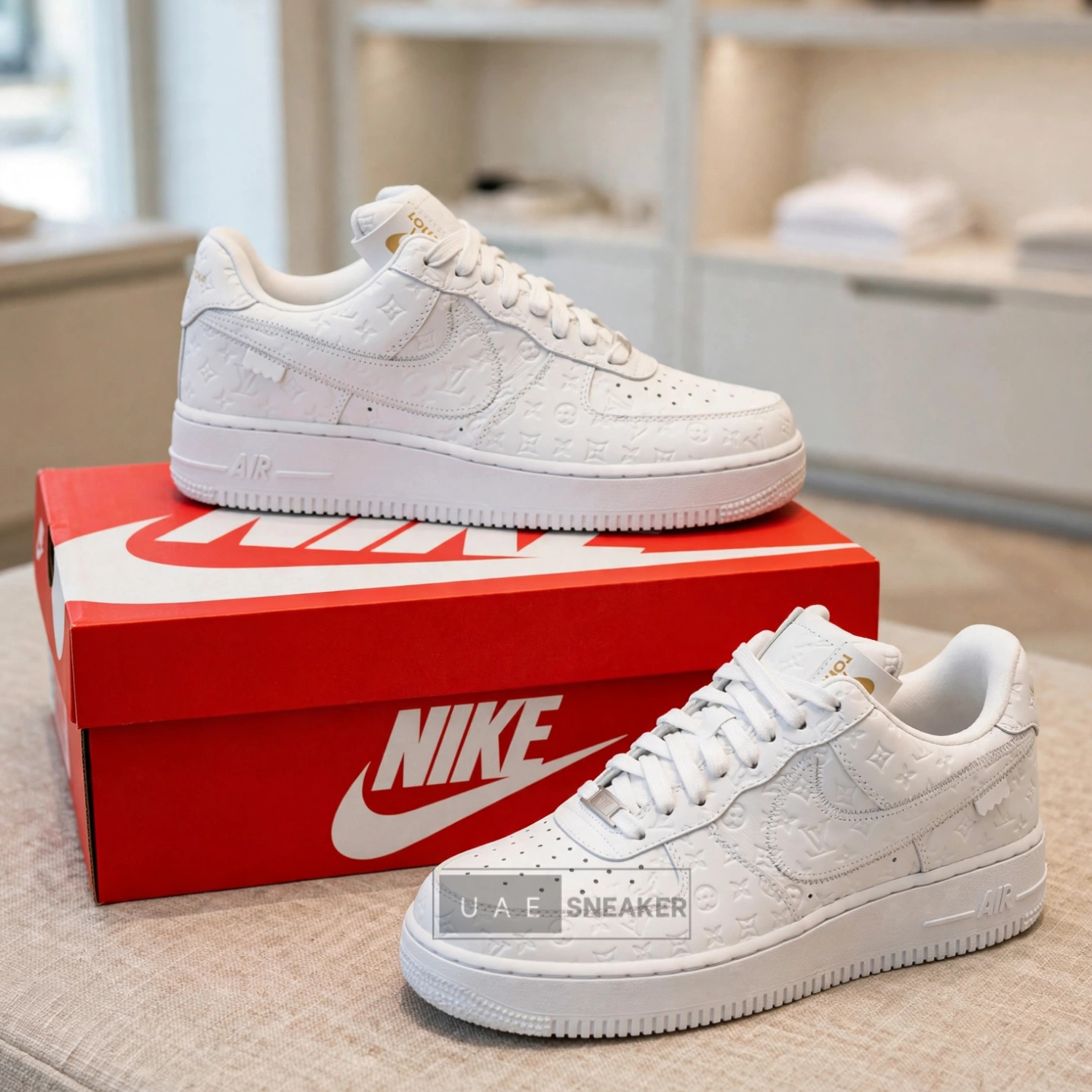 Louis Vuitton x Nike Air Force 1 Low White - Image 2