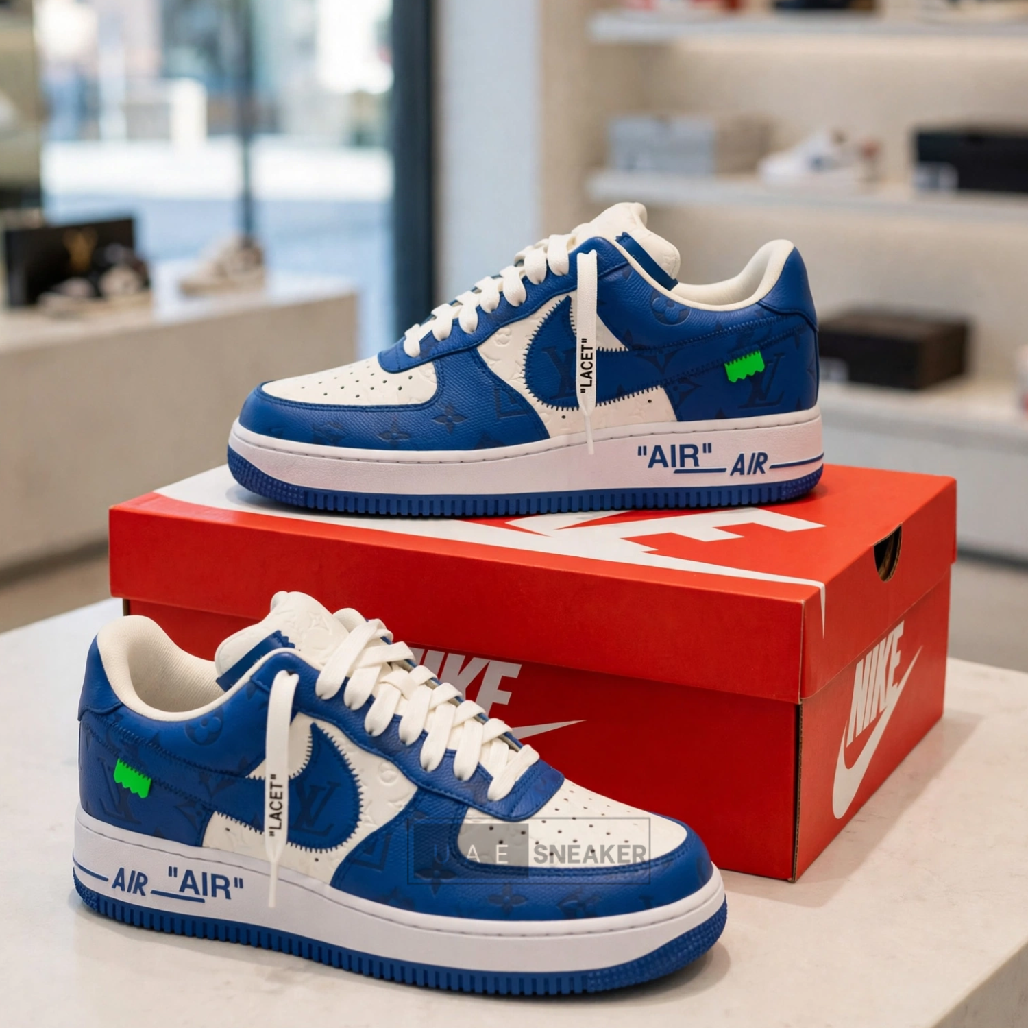 Louis Vuitton x Nike Air Force 1 Low Royal - Image 2
