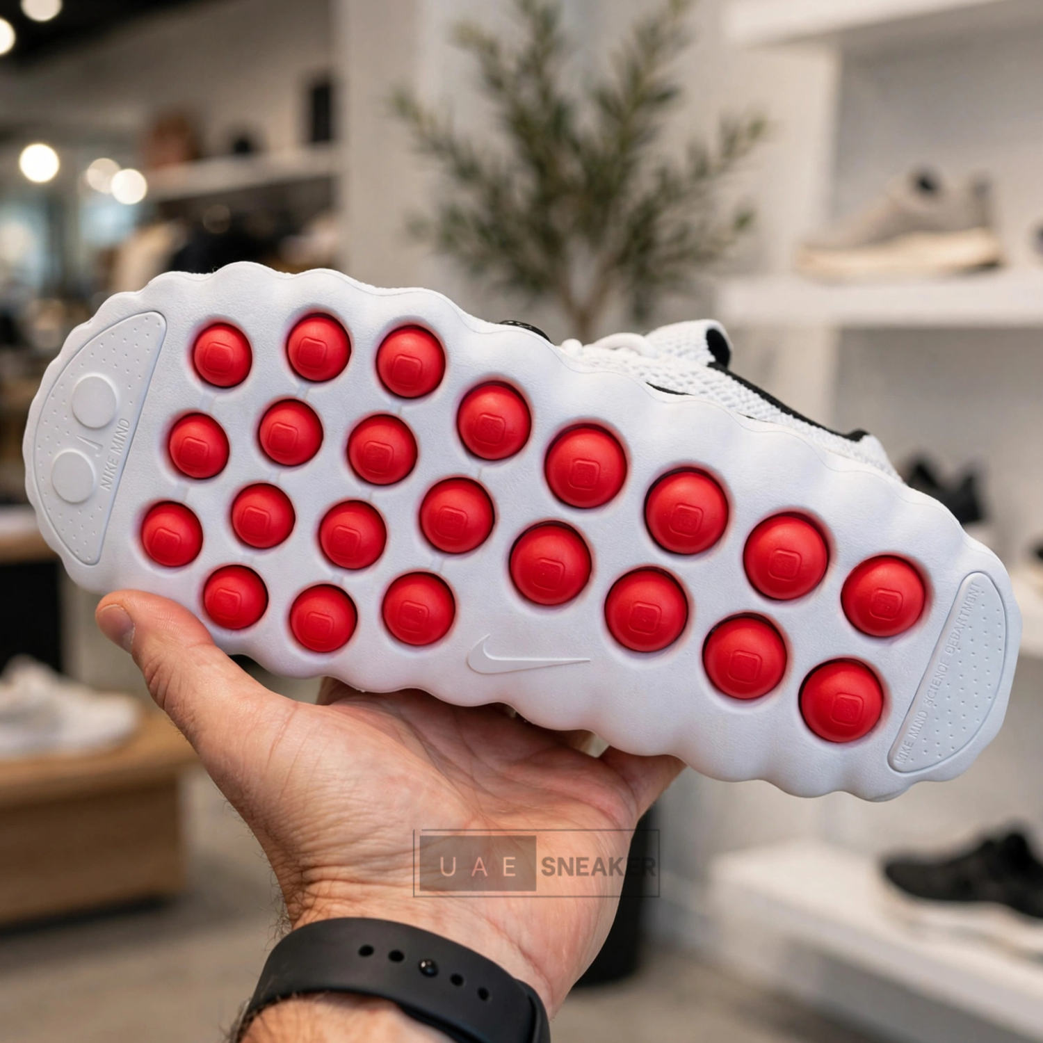 Nike Mind 001 White Speed Red - Image 2