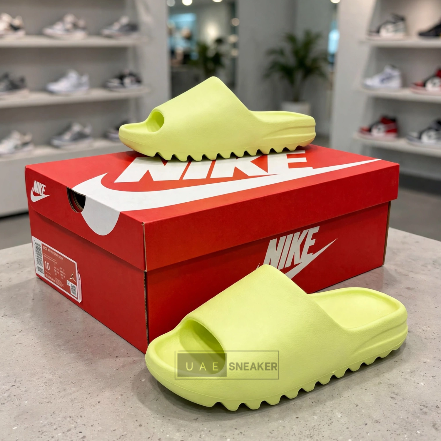 Yeezy Slide Glow Green - Image 2