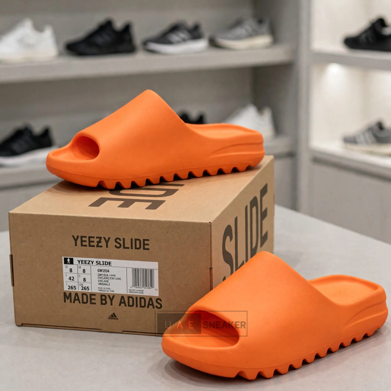Yeezy Slide Orange - Image 2