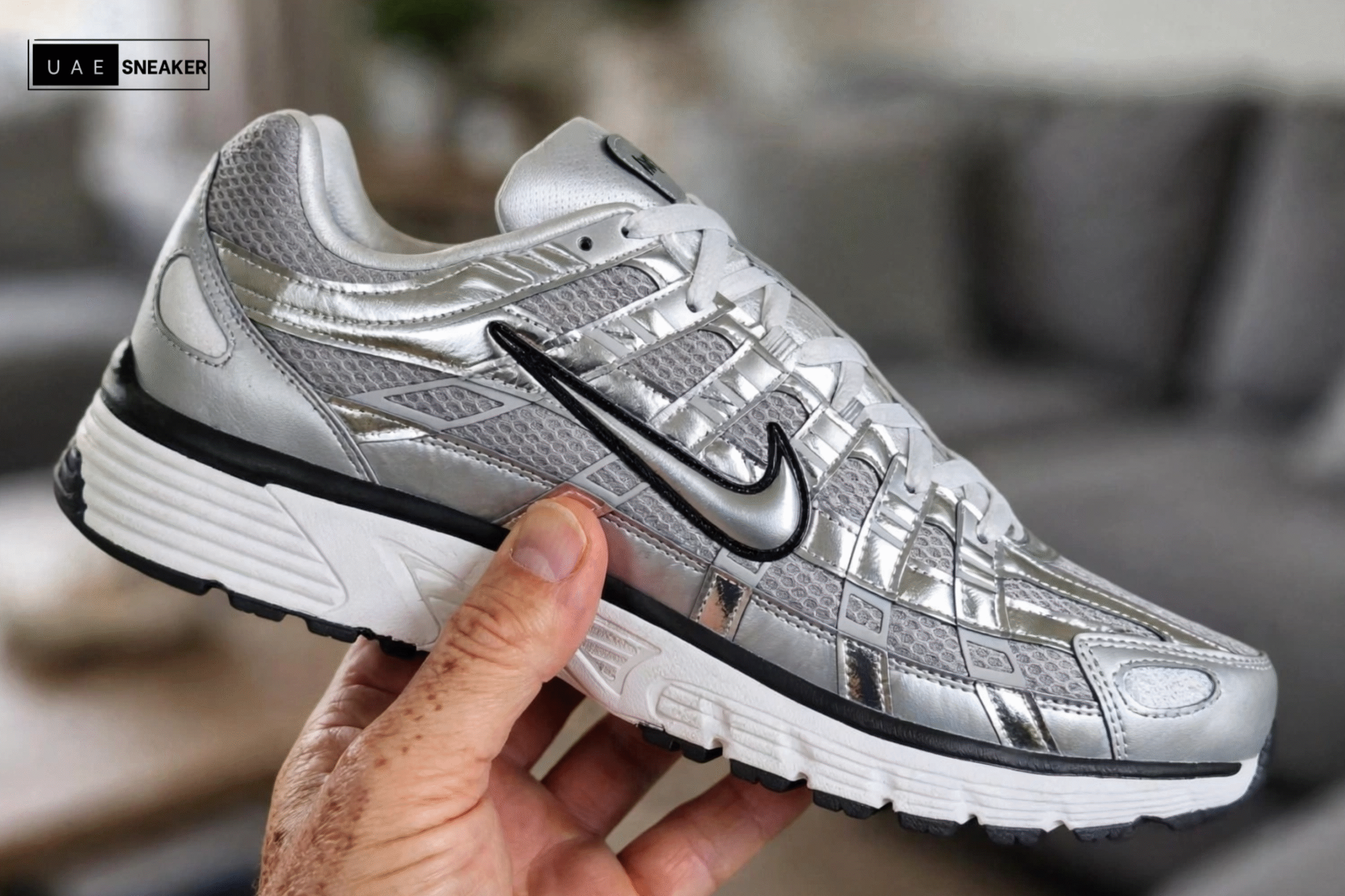 Nike P-6000 Metallic Silver - Image 2