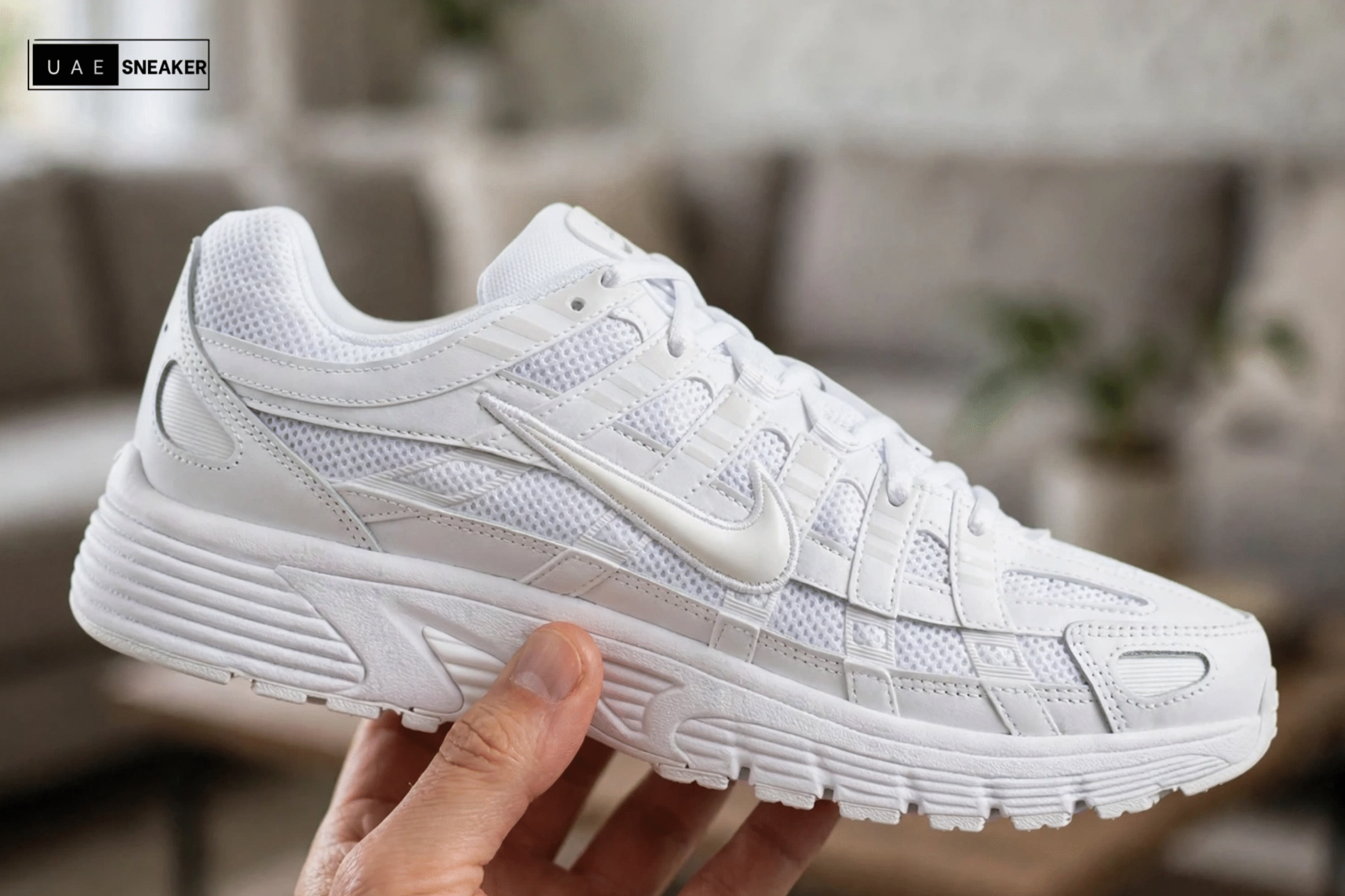 Nike P-6000 Triple White - Image 2