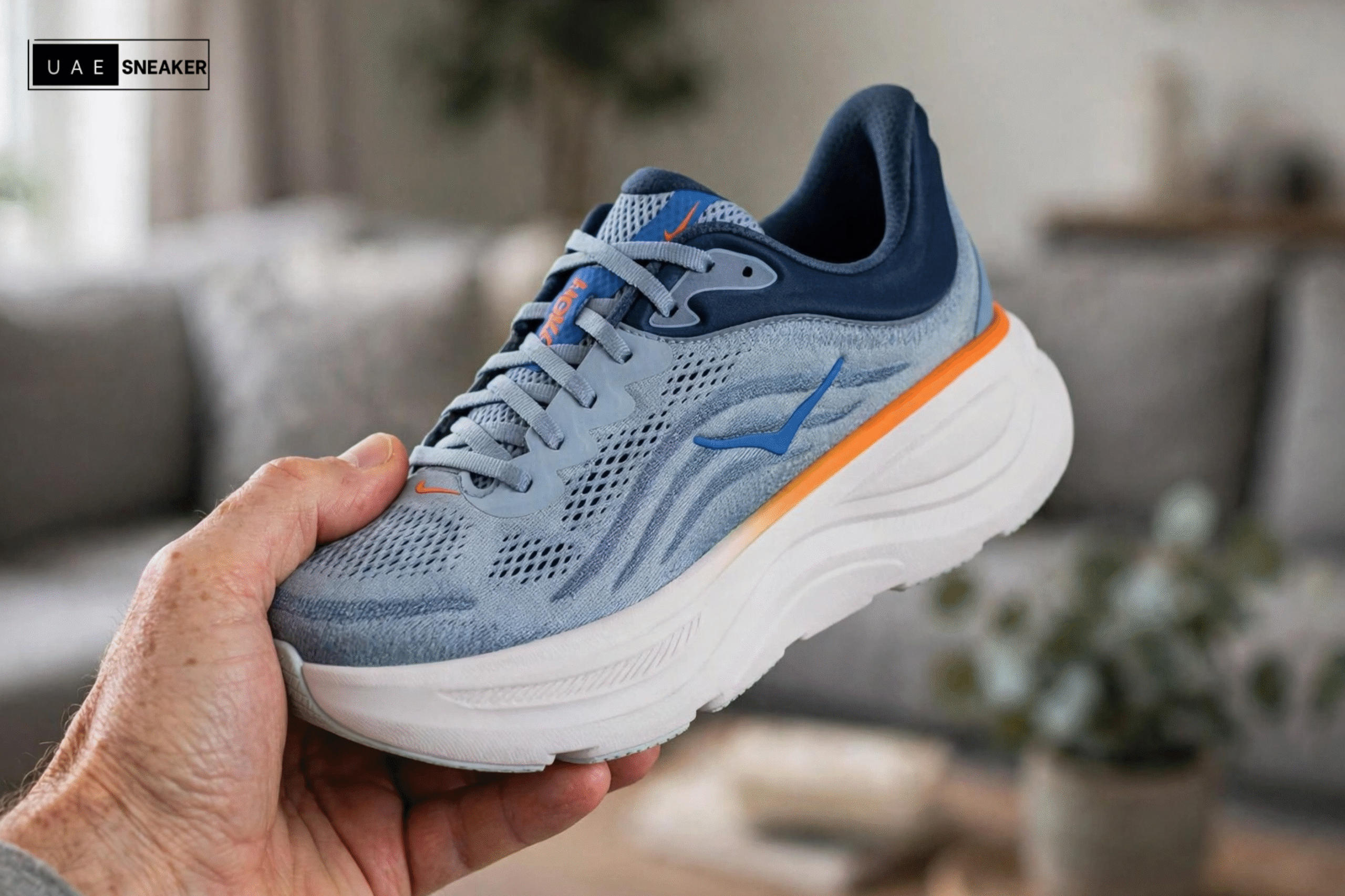Hoka One One Bondi 9 Drizzle Downpour - Image 2