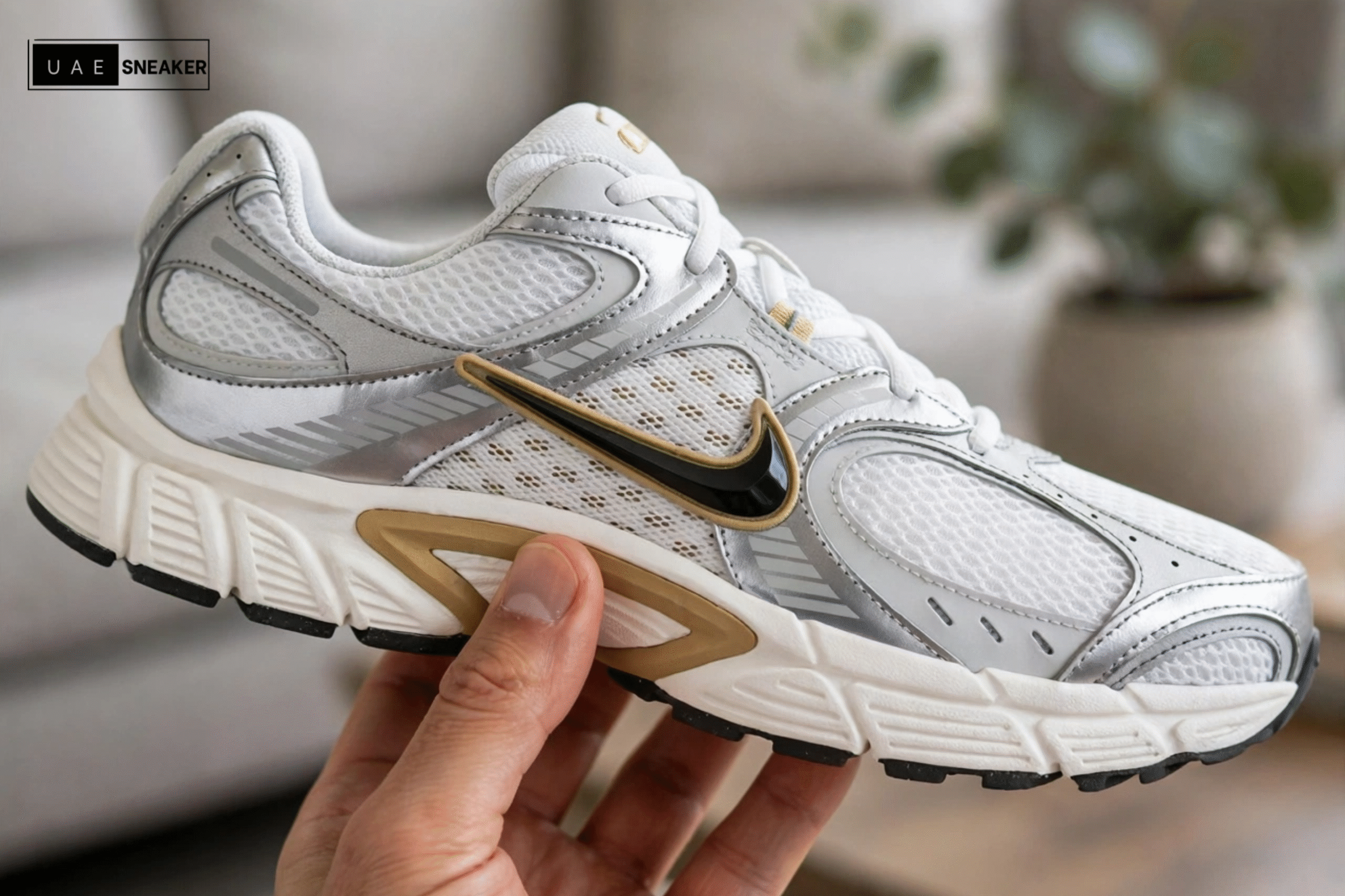Nike V5 RNR Parachute Beige Metallic Pewter - Image 2