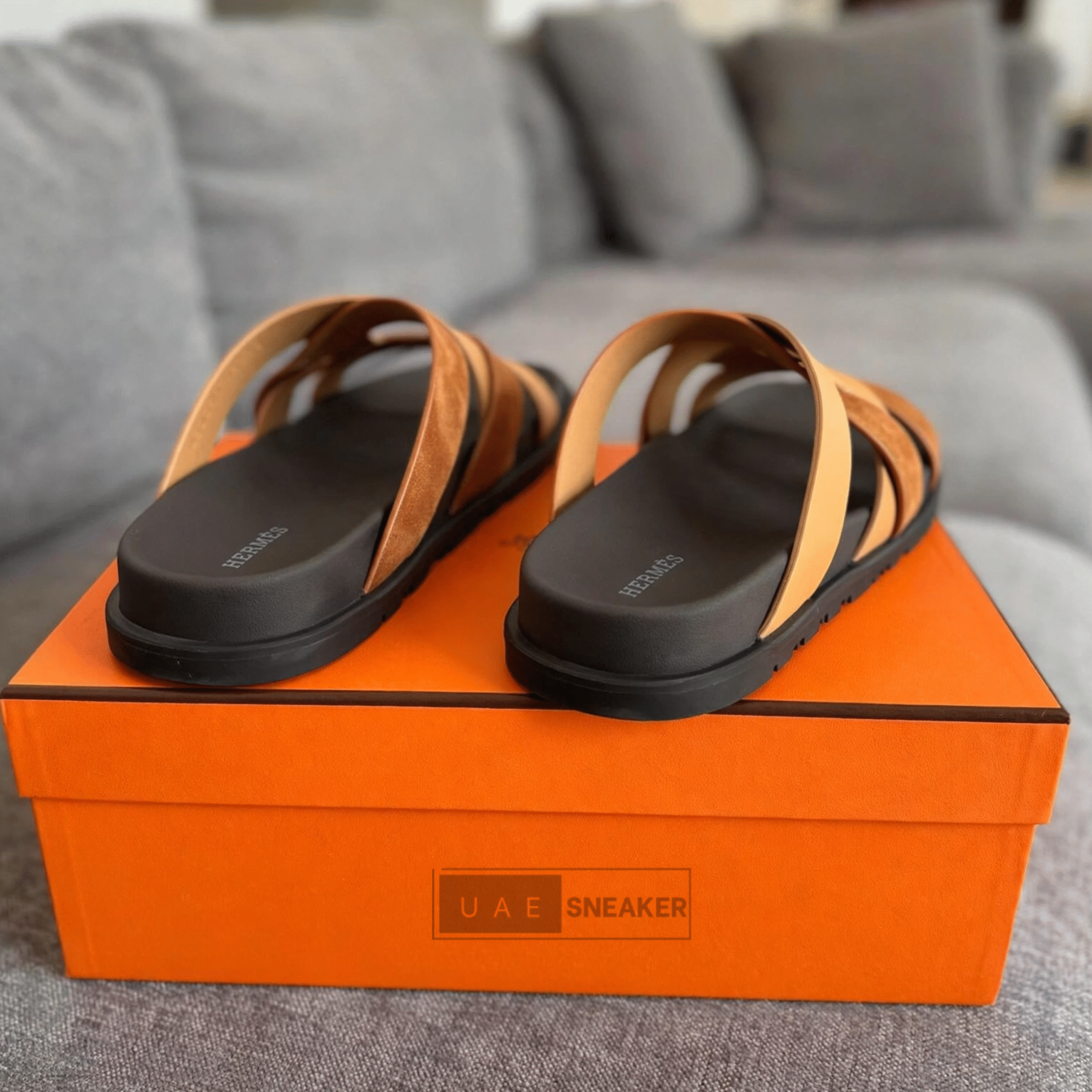 Hermes Kazimir Sandal Brown - Image 2