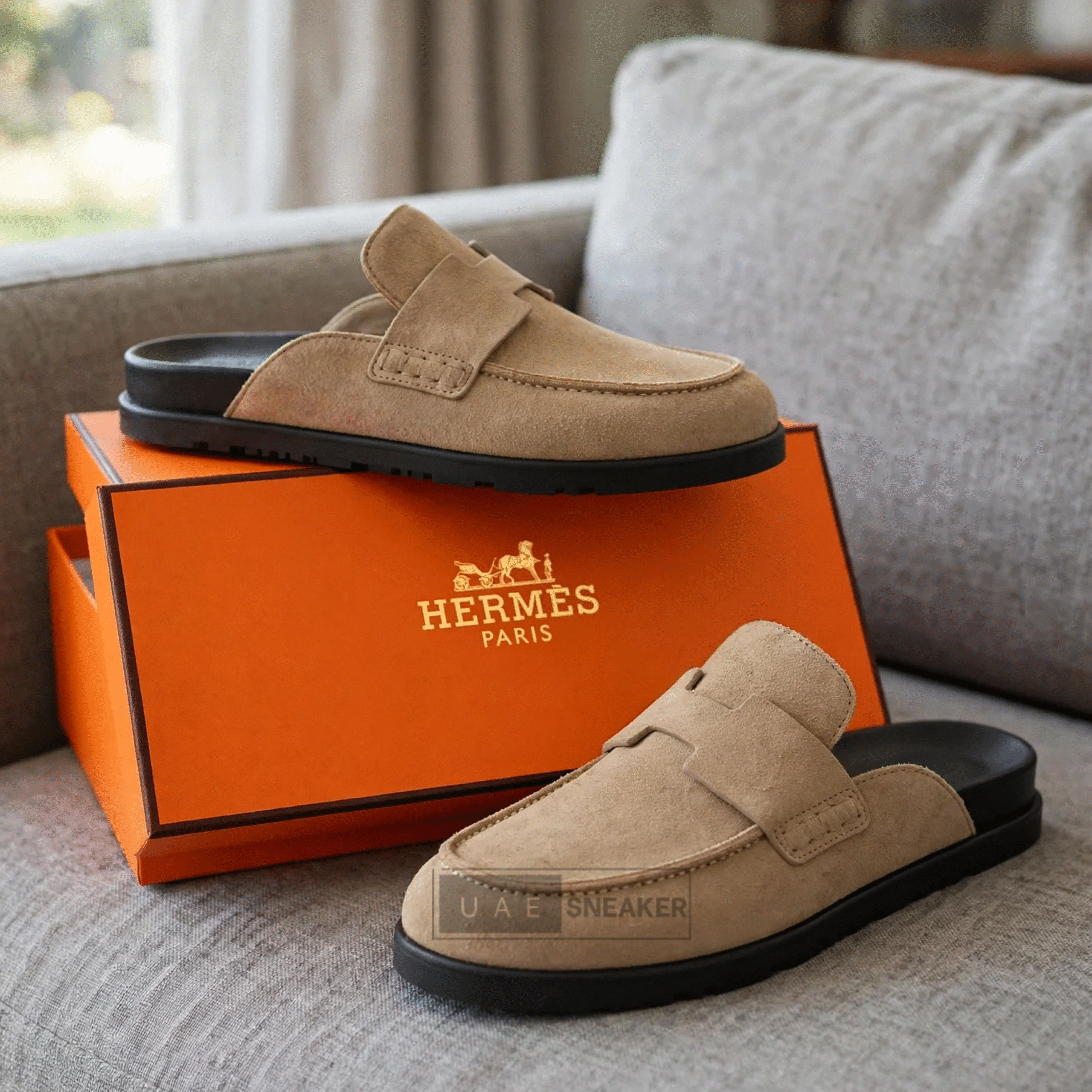 Hermes Go Mule Beige - Image 3