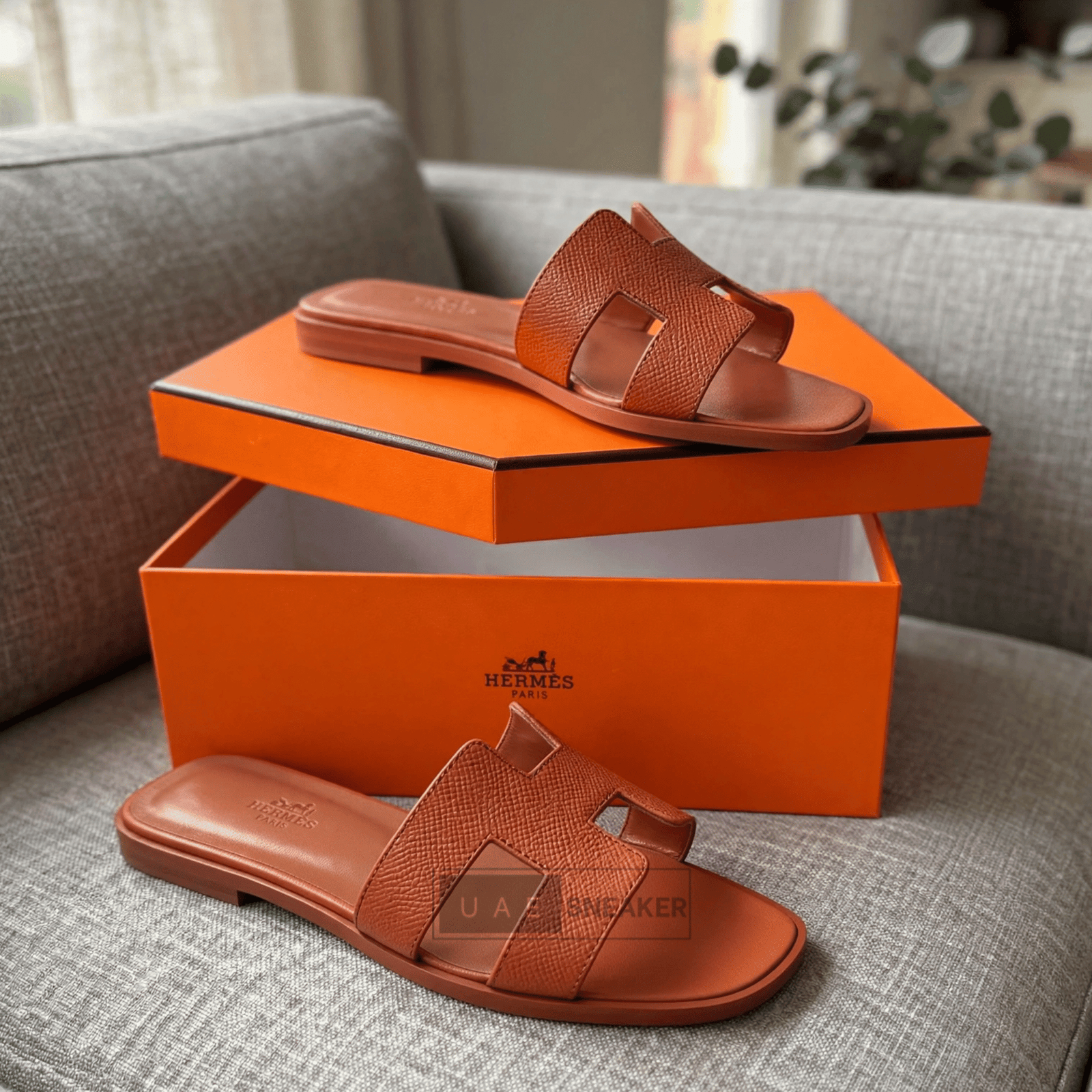 Hermes Oran Sandal Naranja - Image 3
