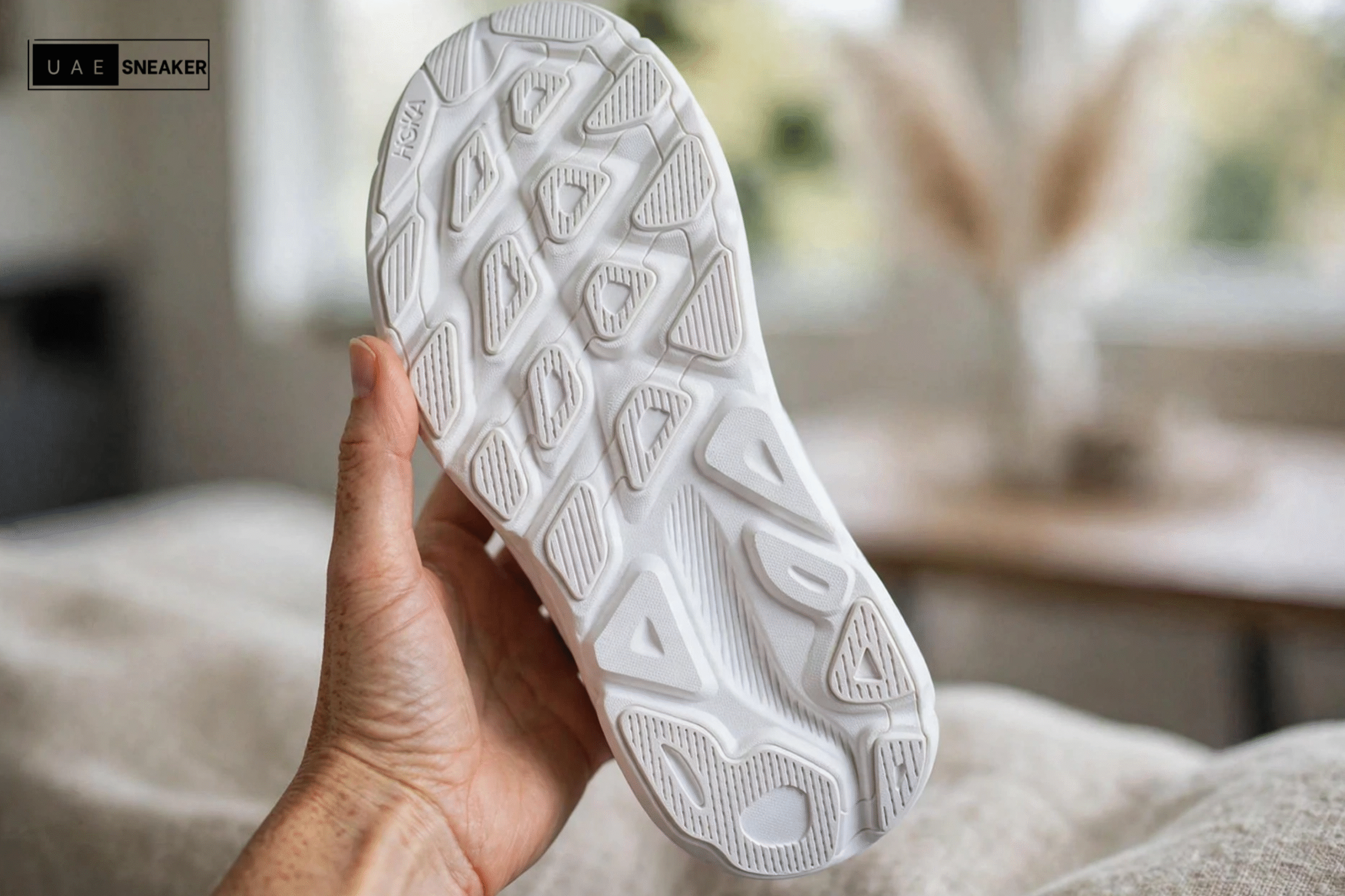 Hoka One One Clifton 9 White - Image 3